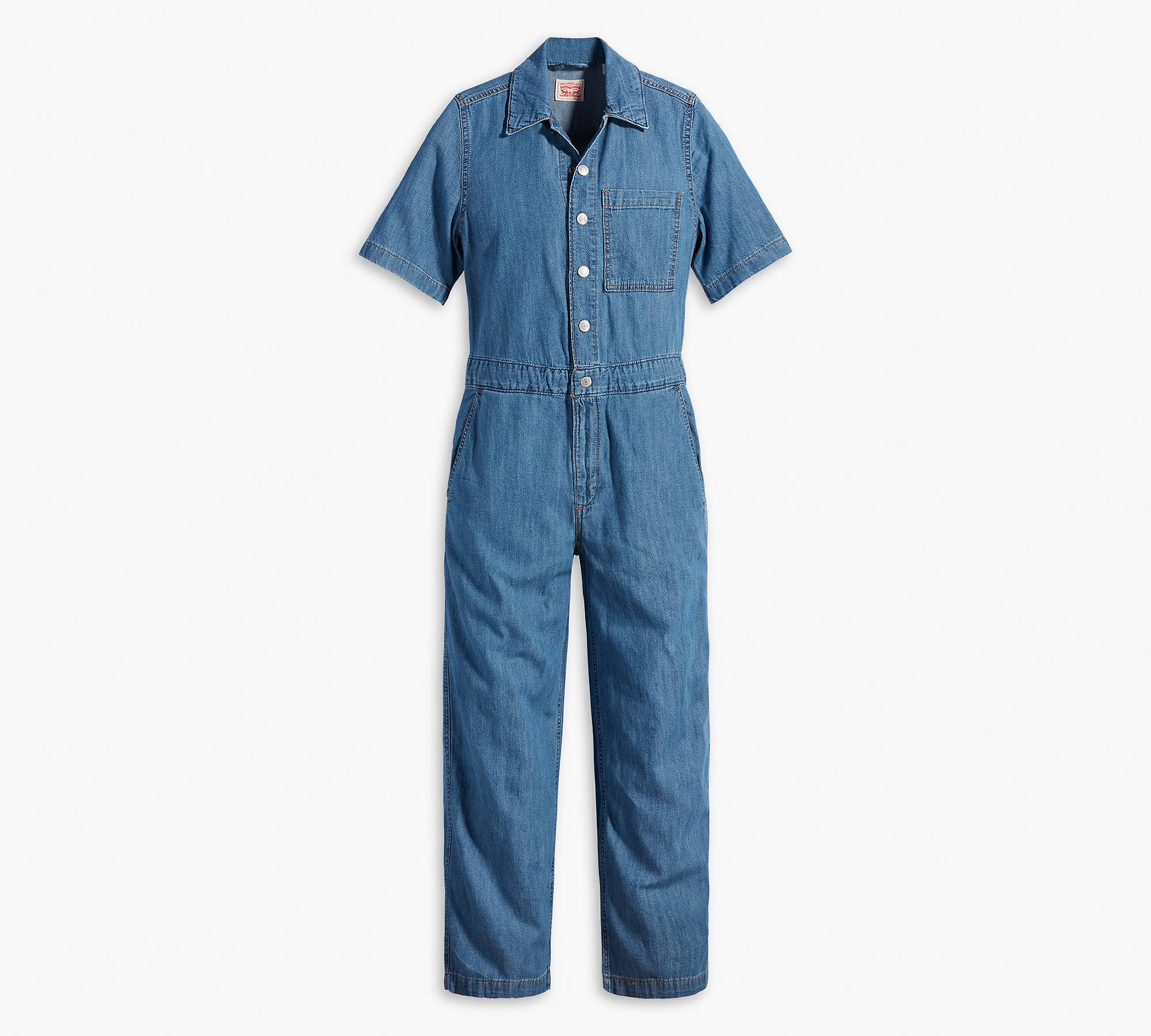 Short Sleeve Heritage Jumpsuit - Blue | Levi's® NL