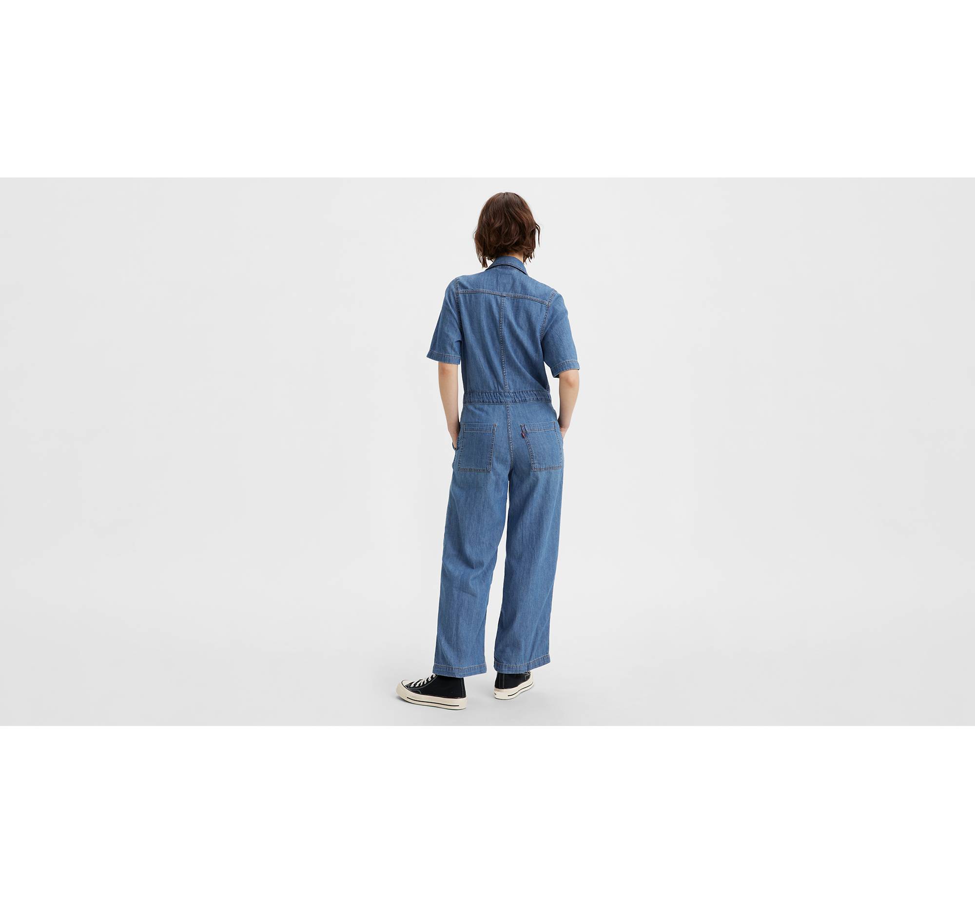 Short Sleeve Heritage Jumpsuit - Blue | Levi's® CZ
