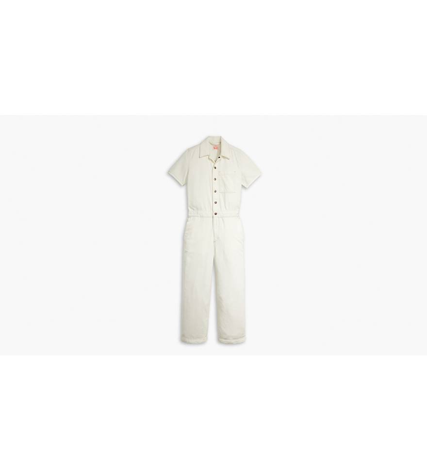Short Sleeve Heritage Jumpsuit - White | Levi's® CA