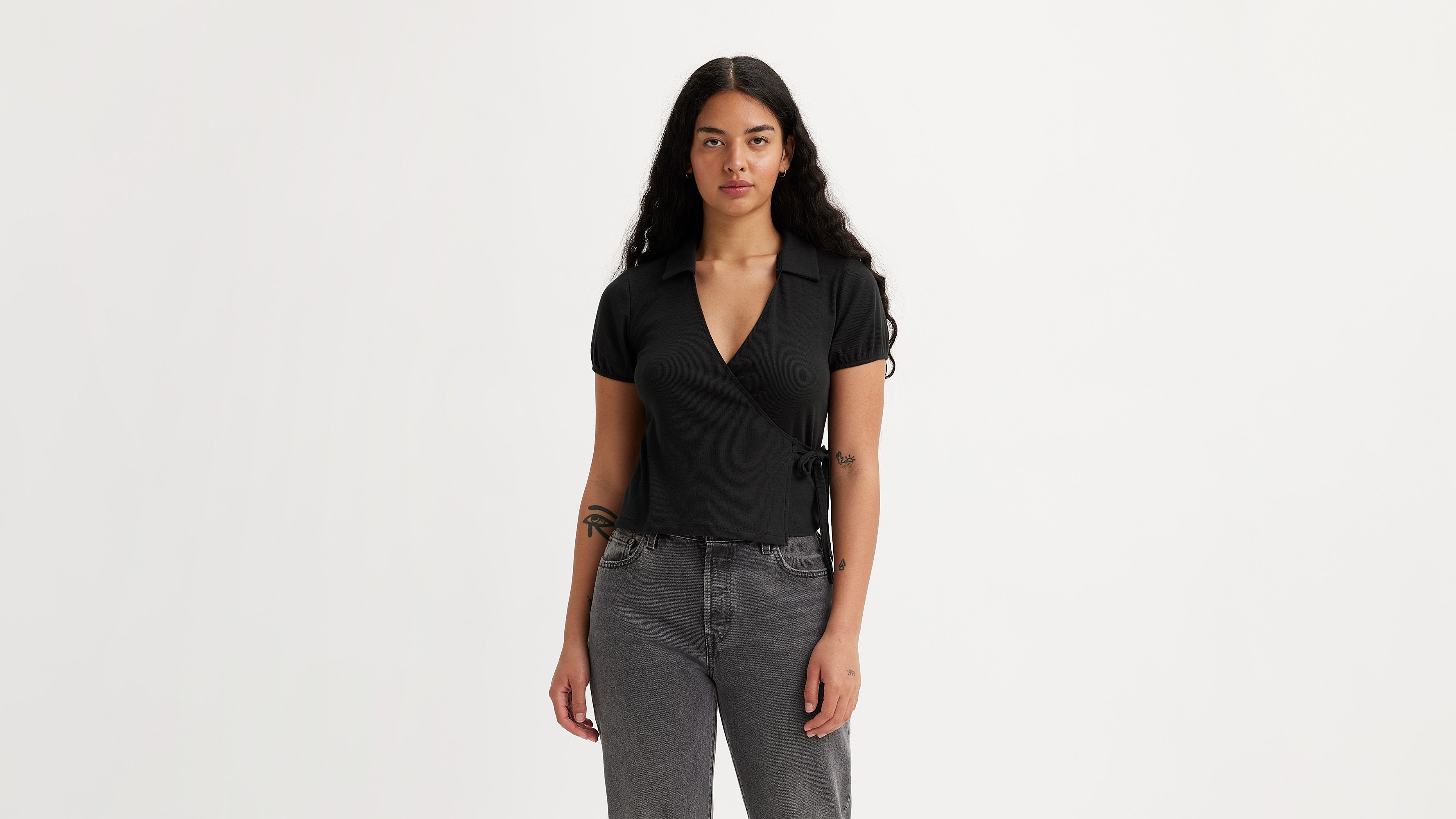 Desert Wrap Top Black Levi's® BE