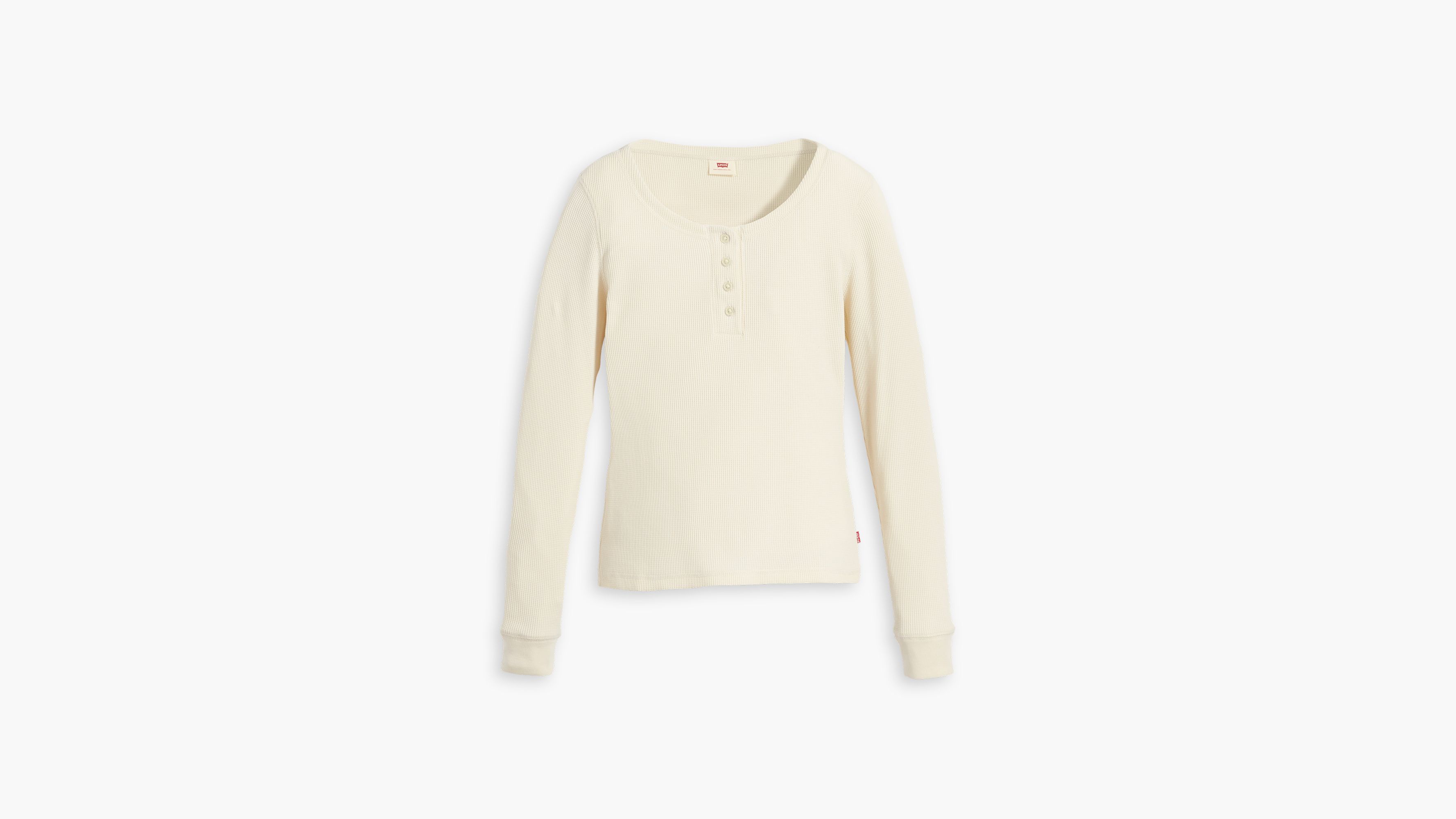 Sierra Henley Shirt - White | Levi\'s® US | Rundhalsshirts