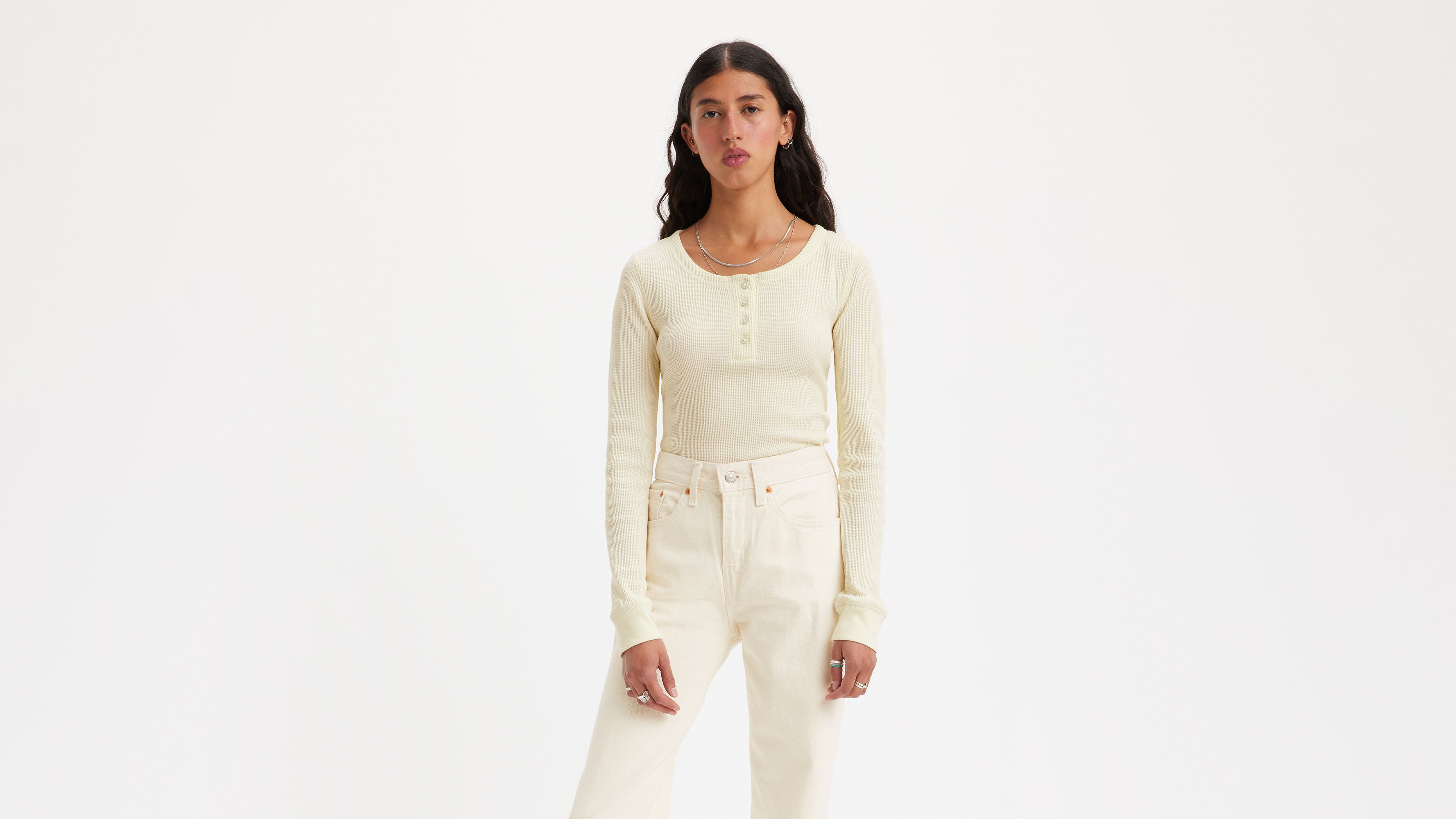 Sierra Henley Langarm T-Shirt 1