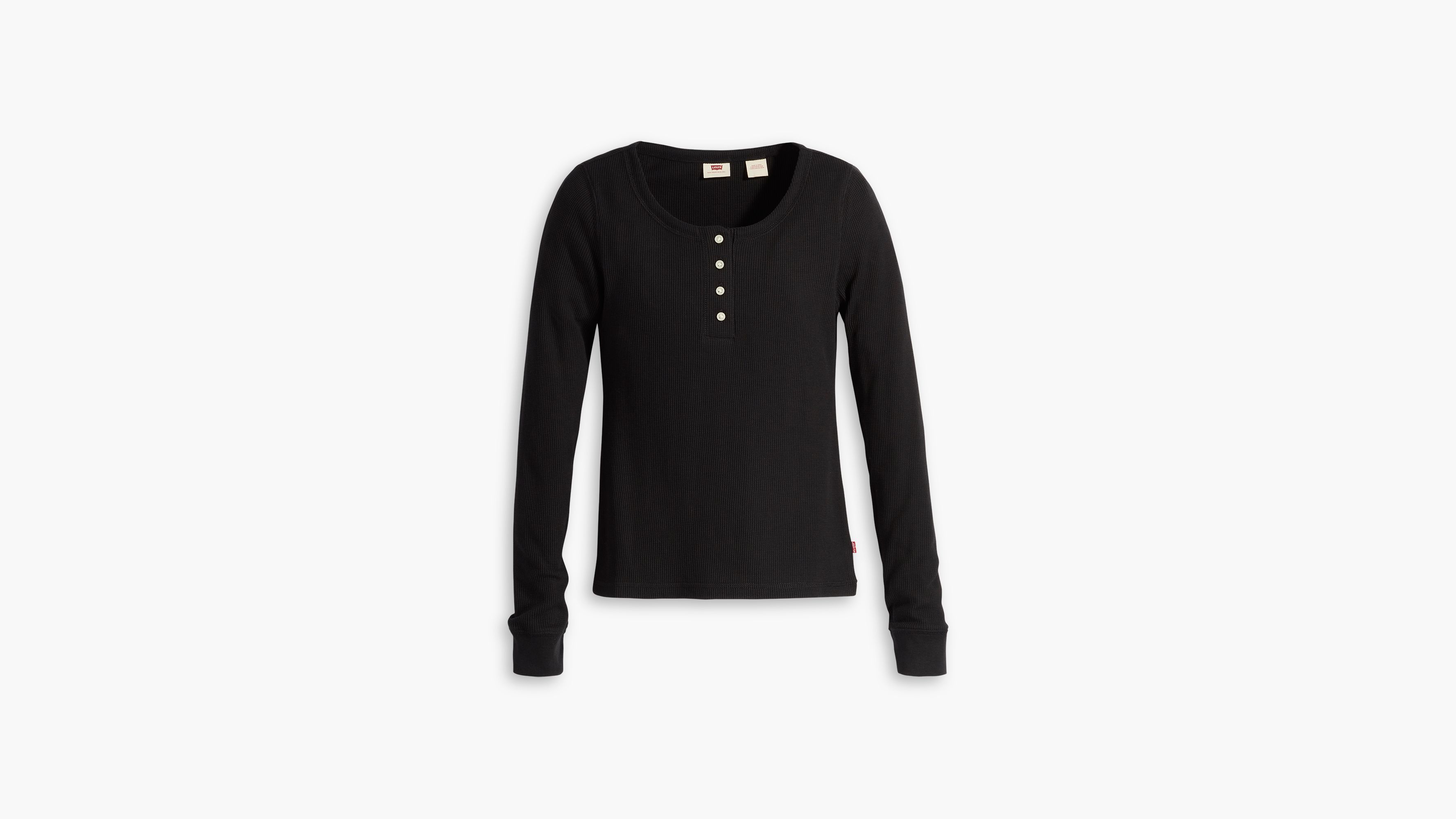 Sierra Henley Shirt - Black