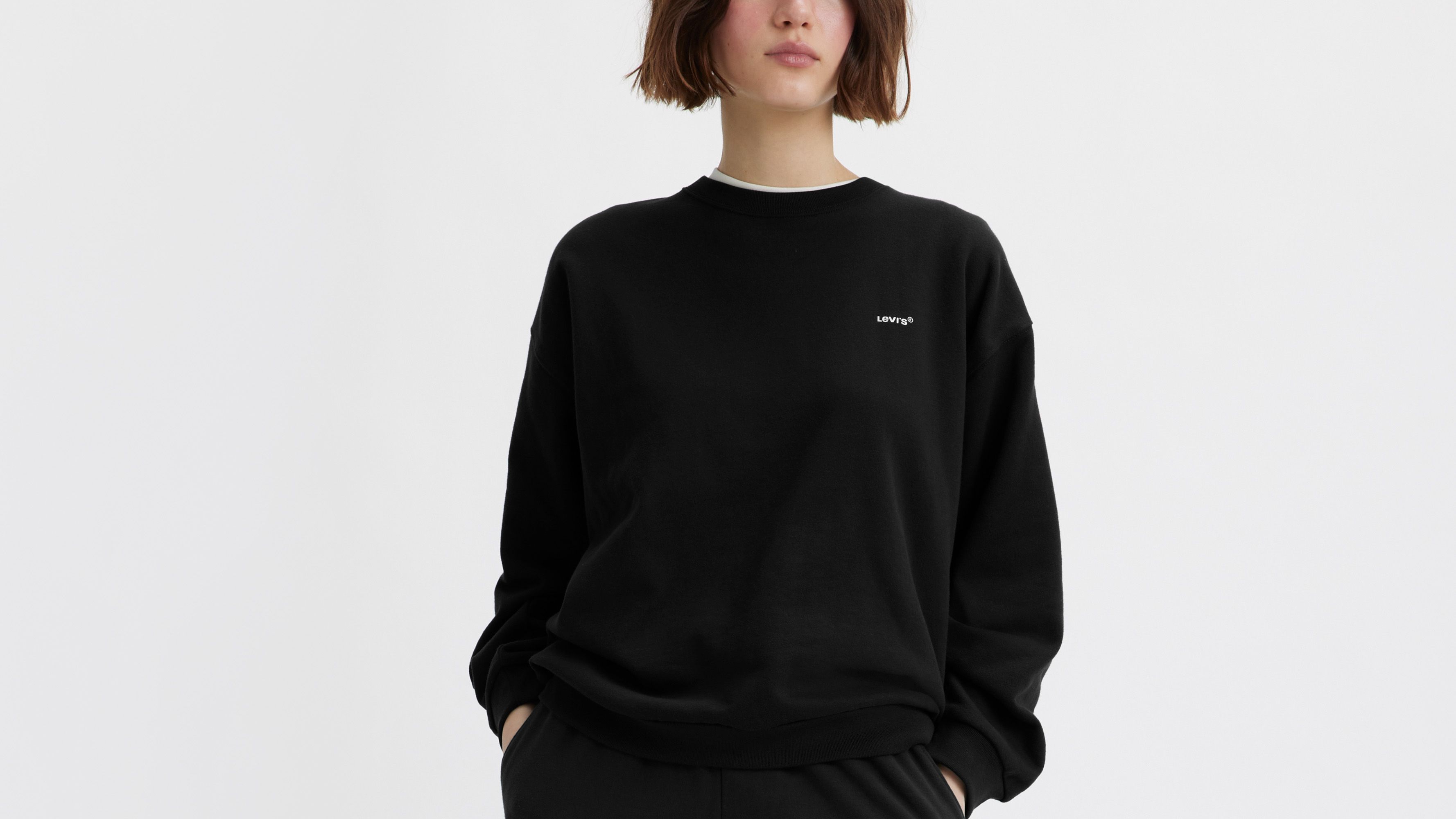 Levi's Everyday Sweatshirt In Caviar