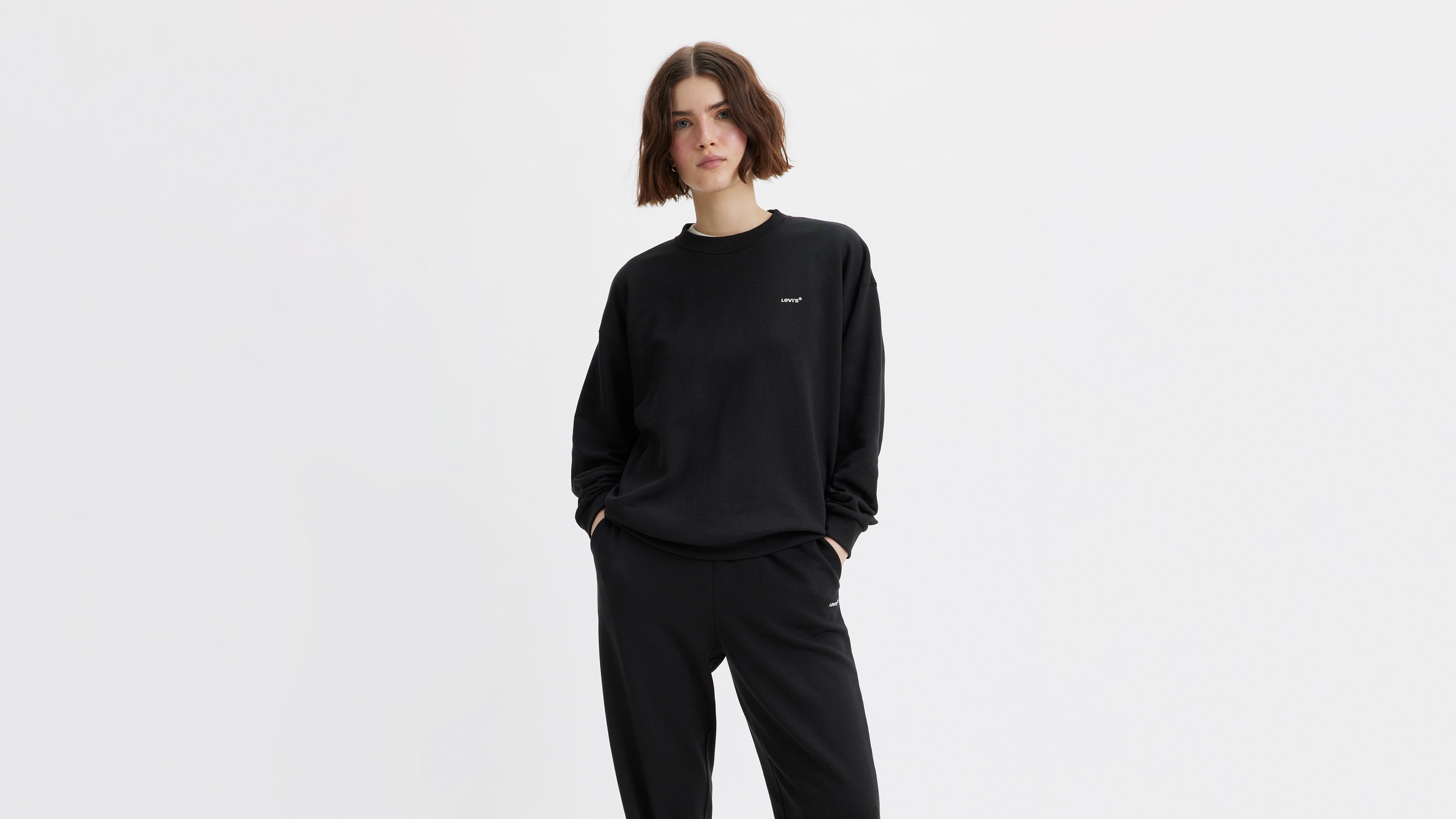 Levis best sale black sweatshirt