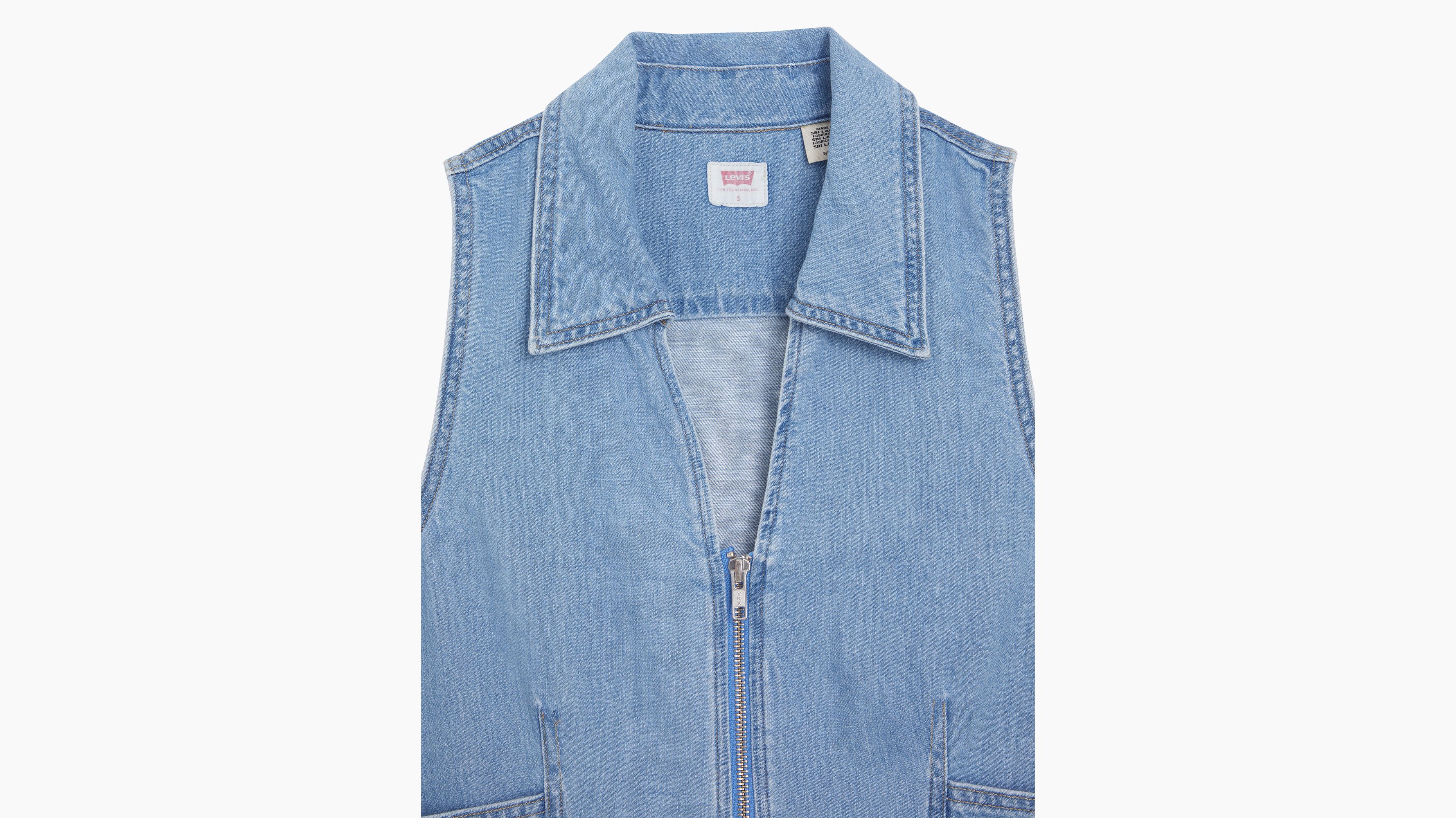 Levis hotsell vest denim