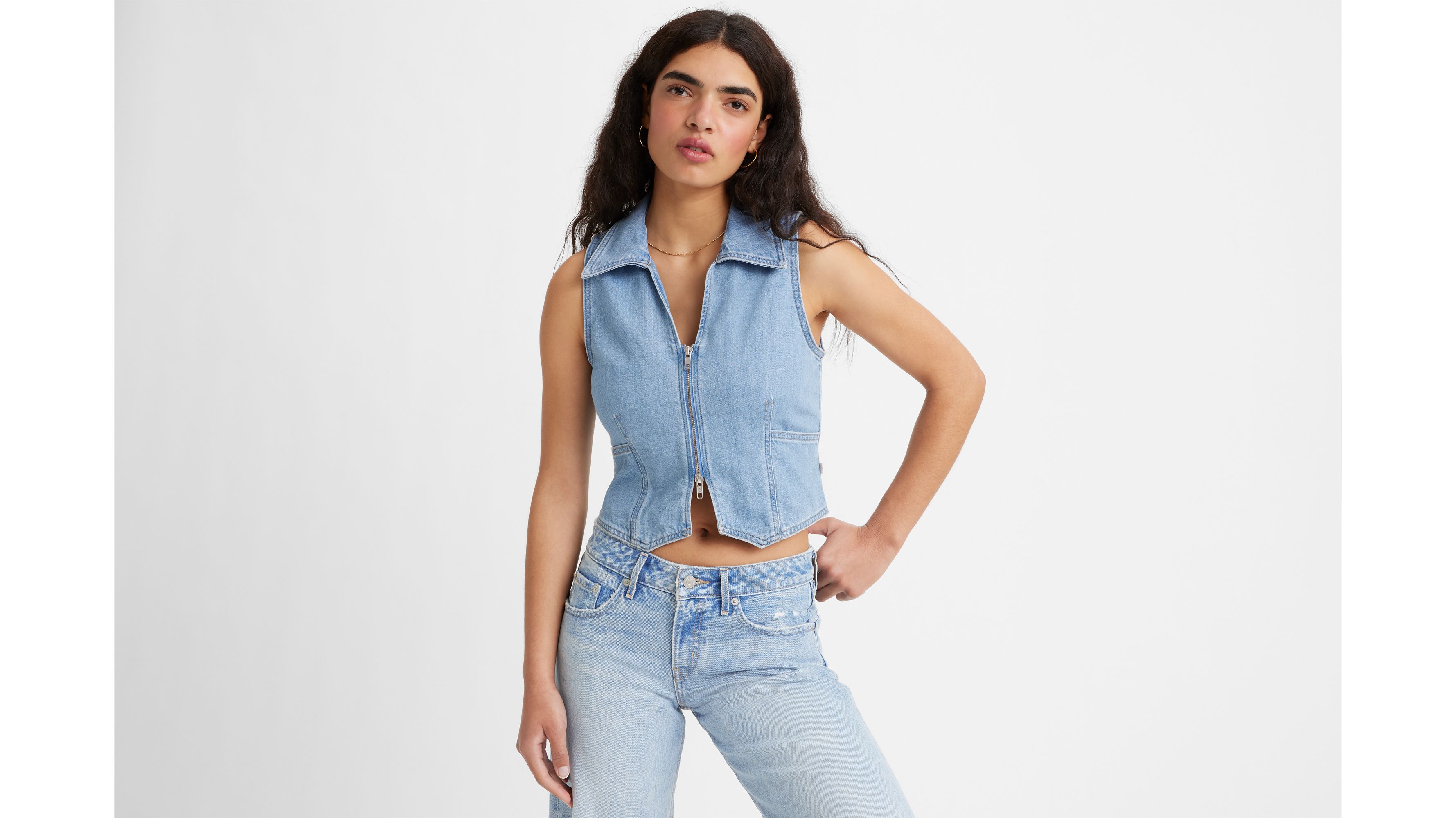 Lilou Denim Vest - Blue | Levi's® LI