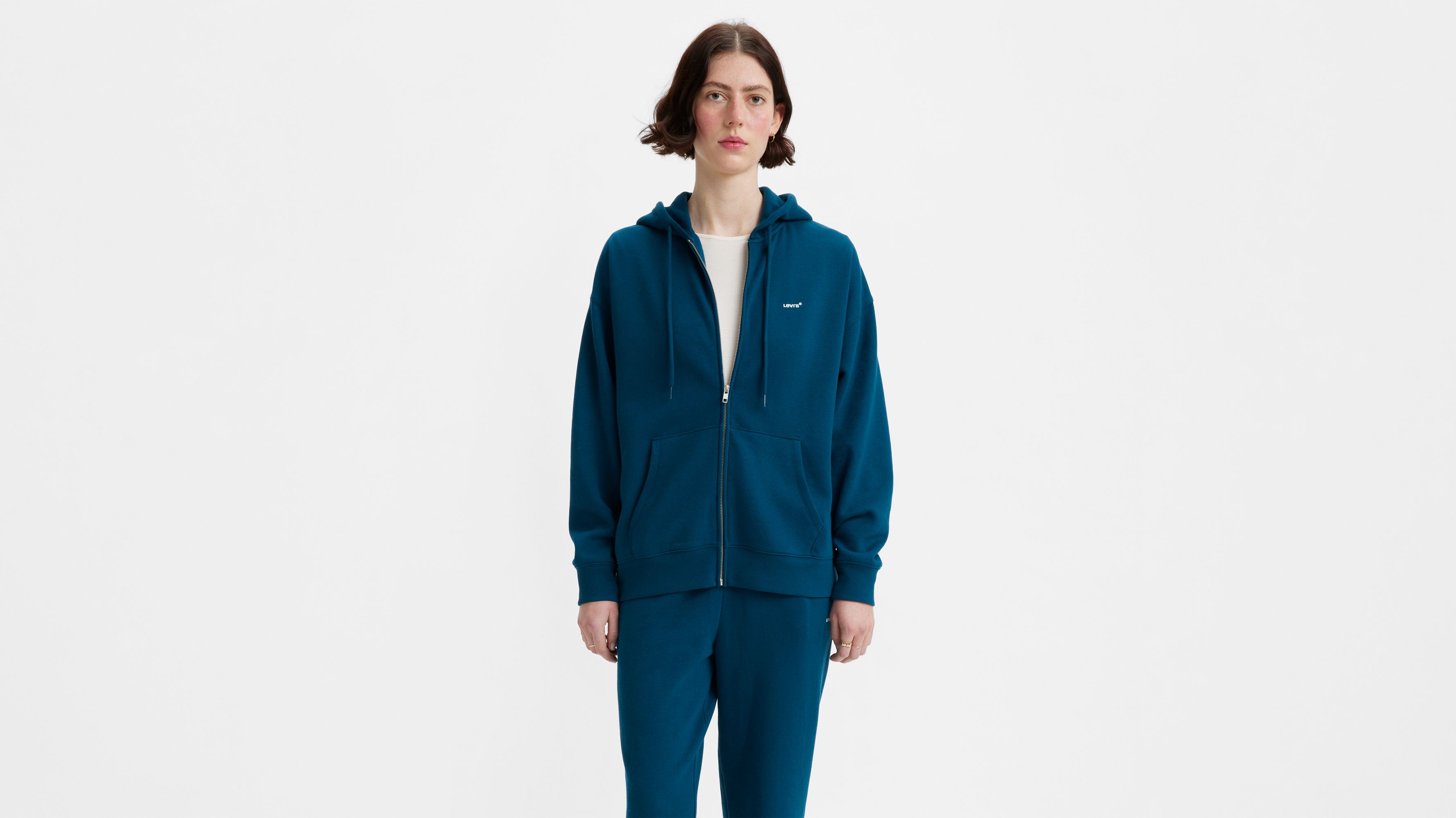 Felpa con cappuccio Everyday con cerniera 1