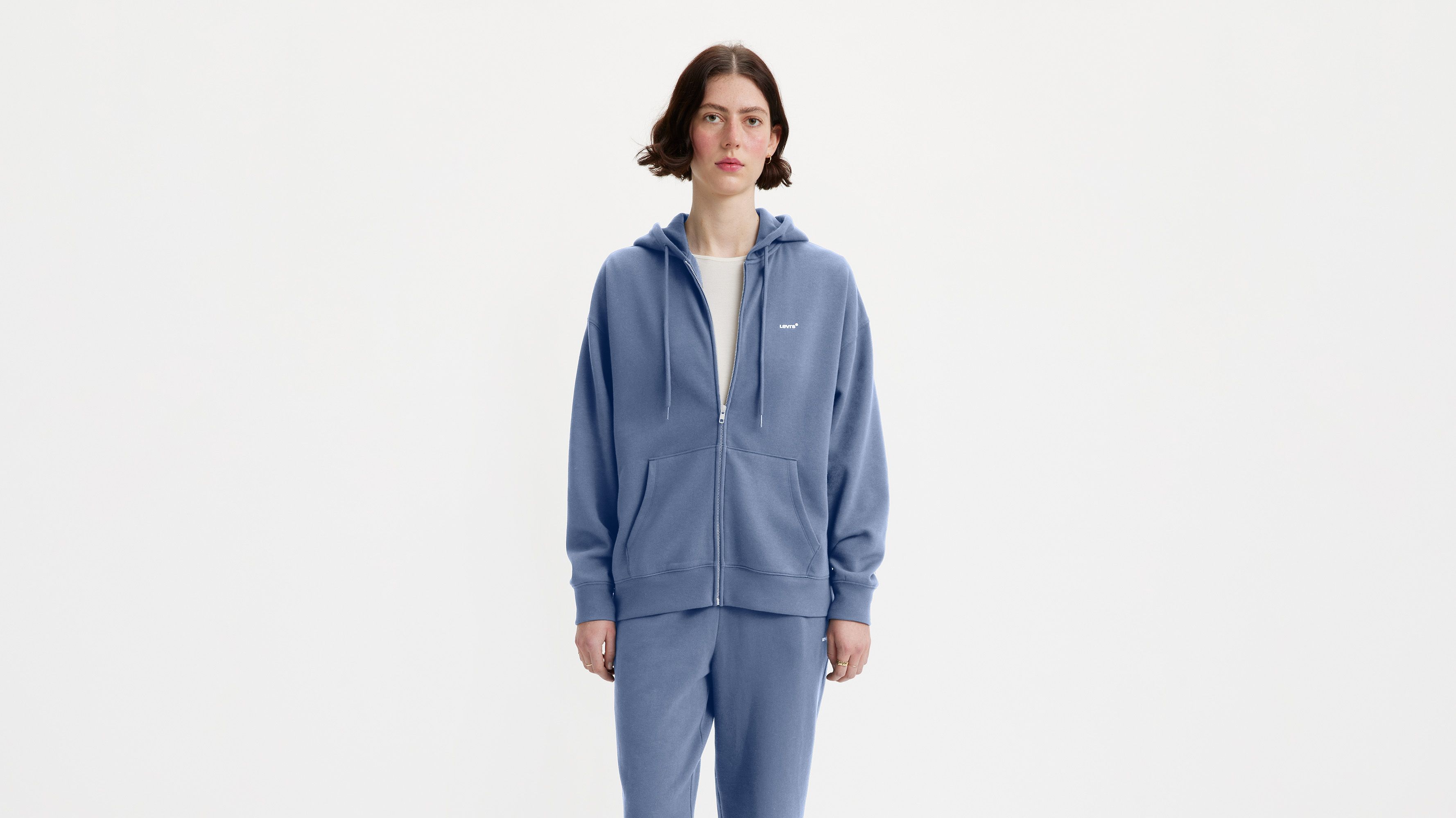 Everyday Zip-up Hoodie Sweatshirt - Blue | Levi's® US