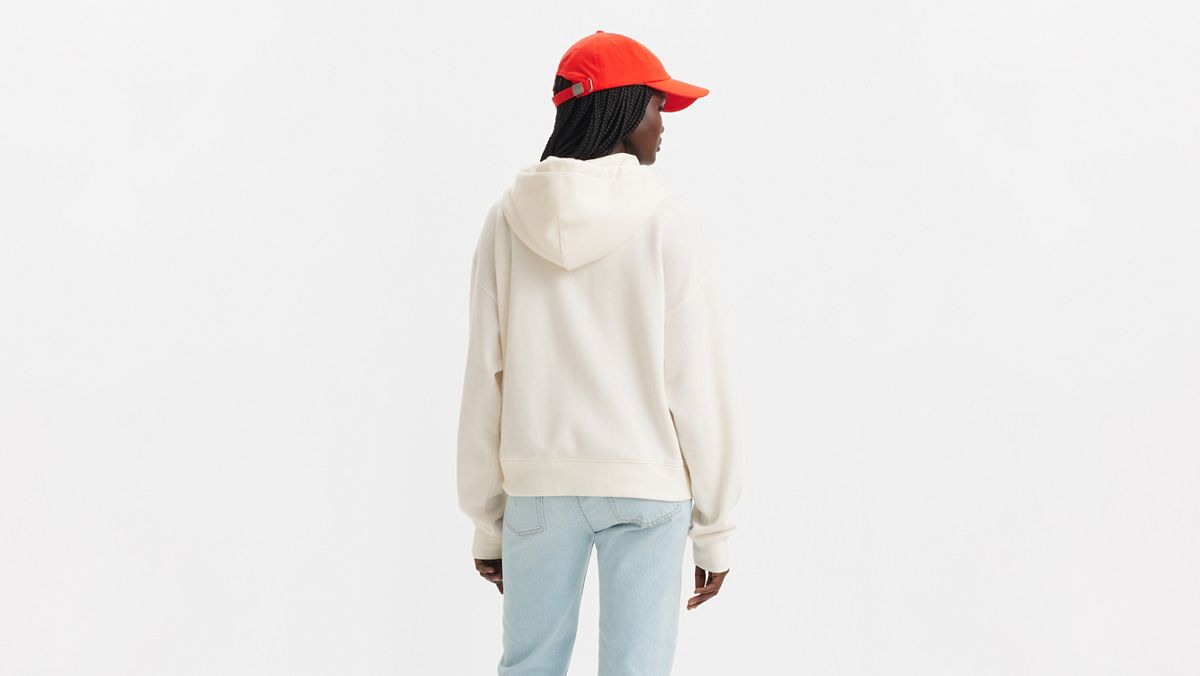 Everyday Zip-Up Hoodie Sweatshirt — White Swan