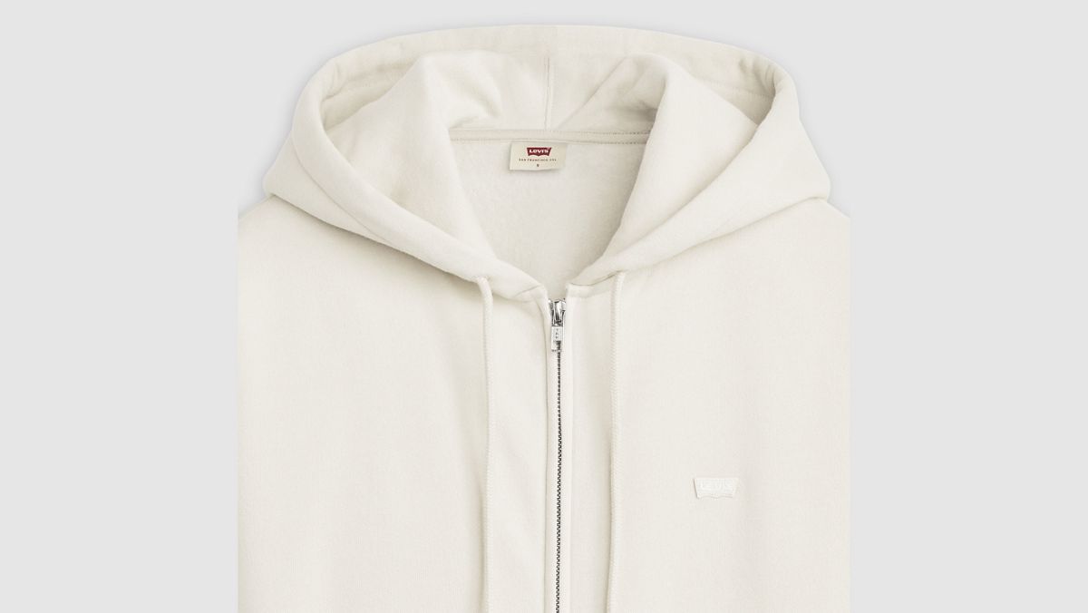 Everyday Zip-Up Hoodie Sweatshirt — White Swan