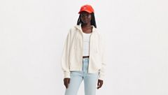 Everyday Zip-Up Hoodie Sweatshirt — White Swan 1