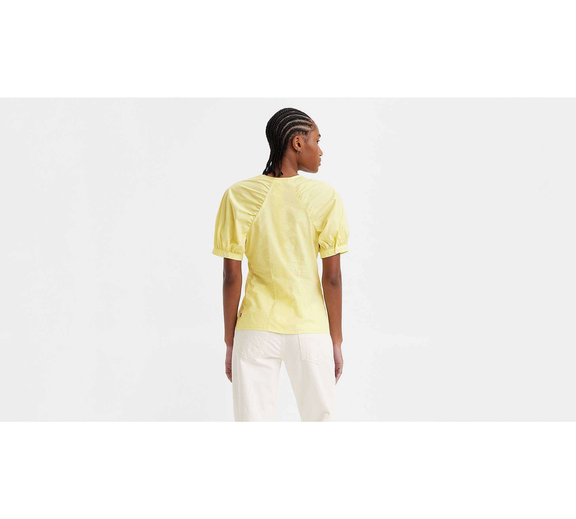 Marta Raglan Short Sleeve Blouse - Yellow | Levi's® US