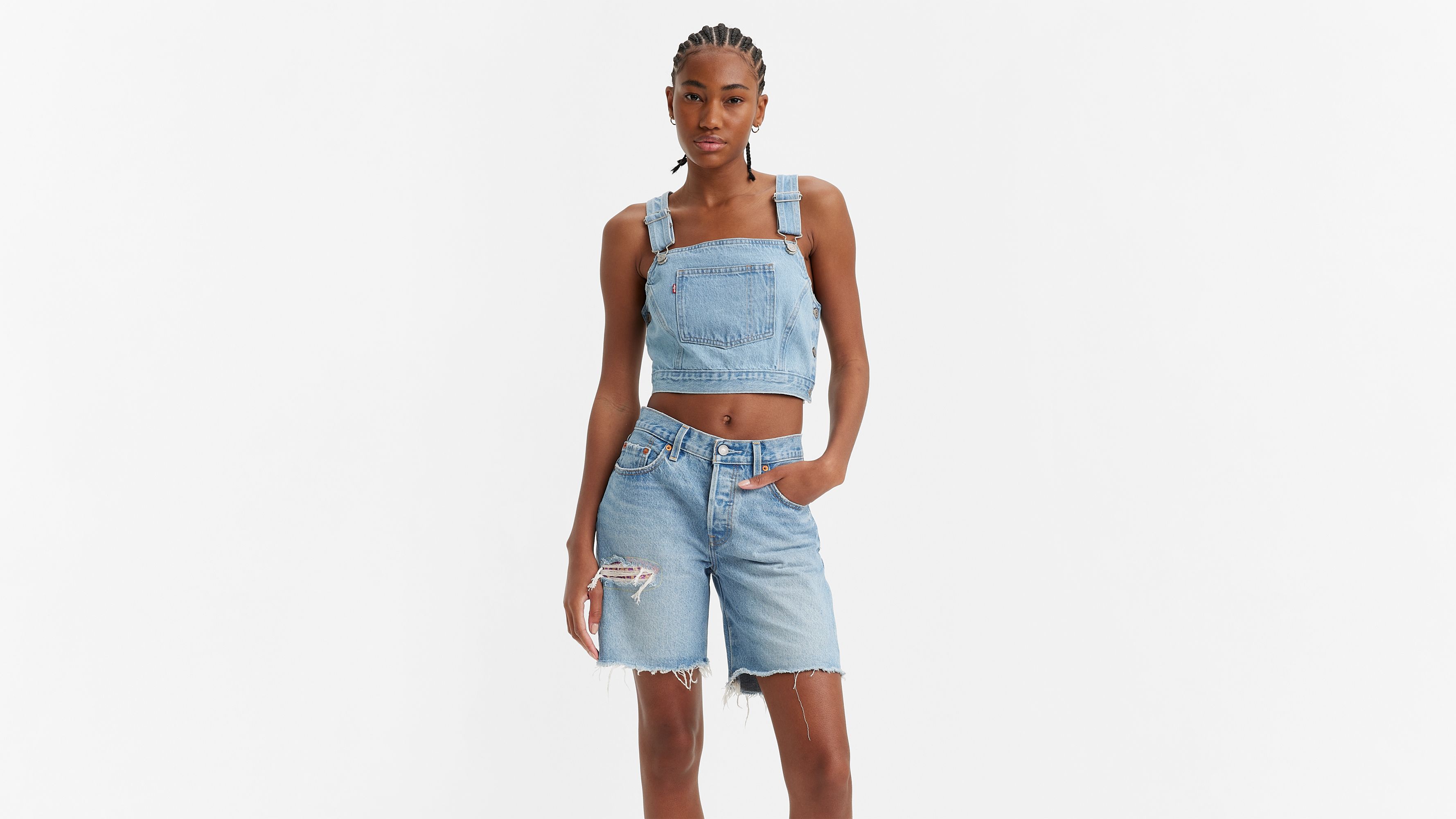 Shellsea Overall Top - Blue