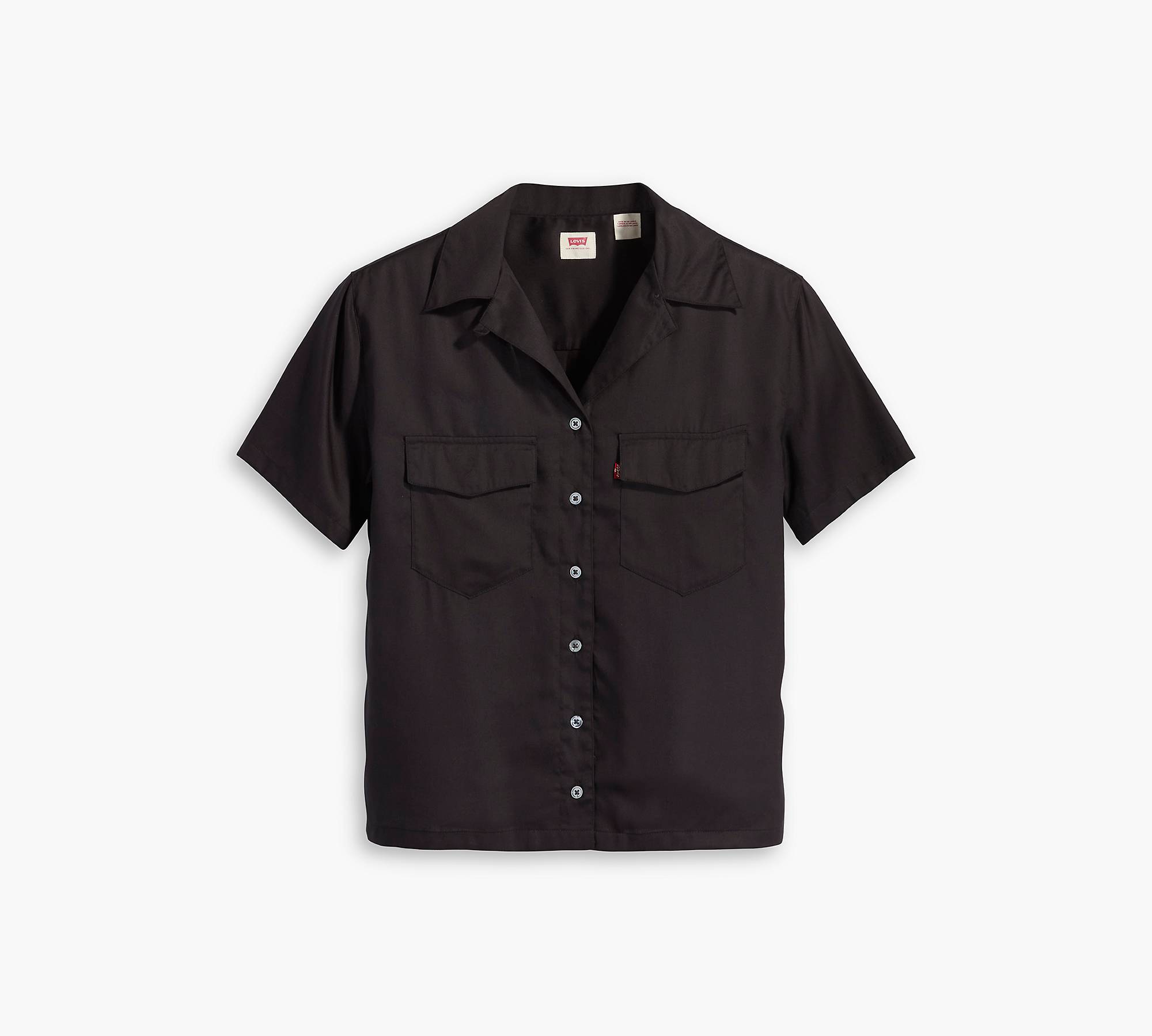 Ember Short Sleeve Bowling Shirt - Black | Levi's® US