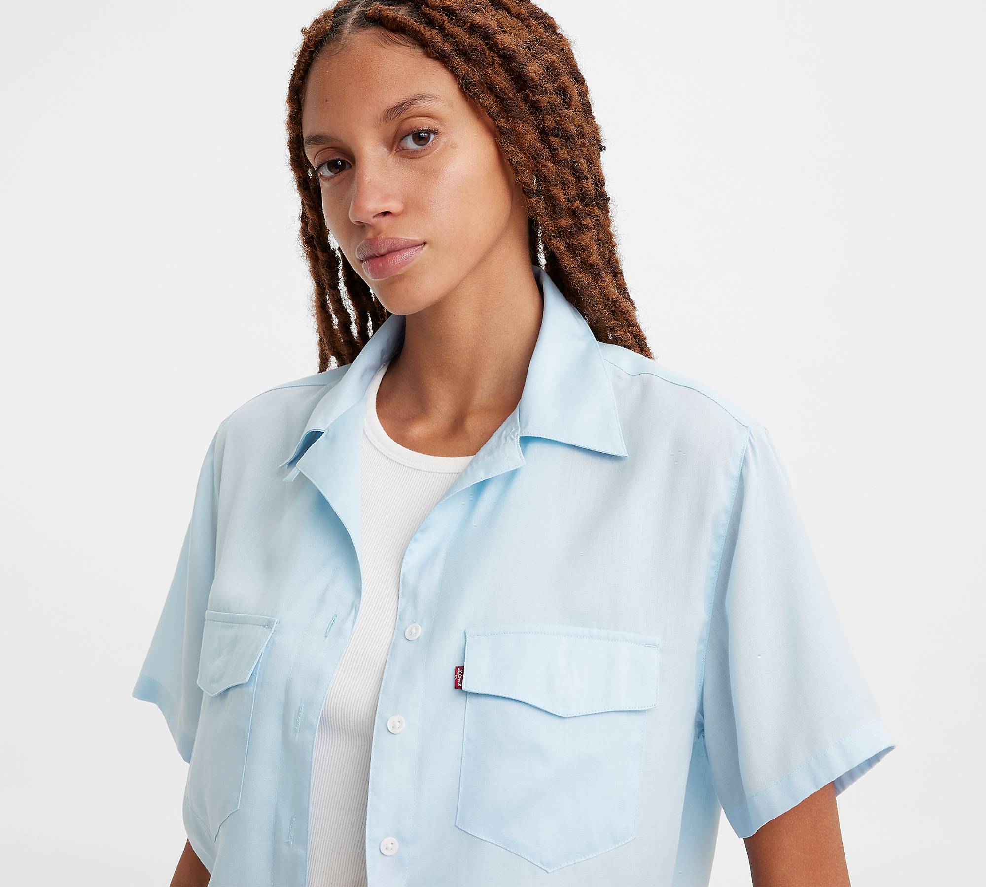 Ember Short Sleeve Bowling Shirt - Blue | Levi's® US
