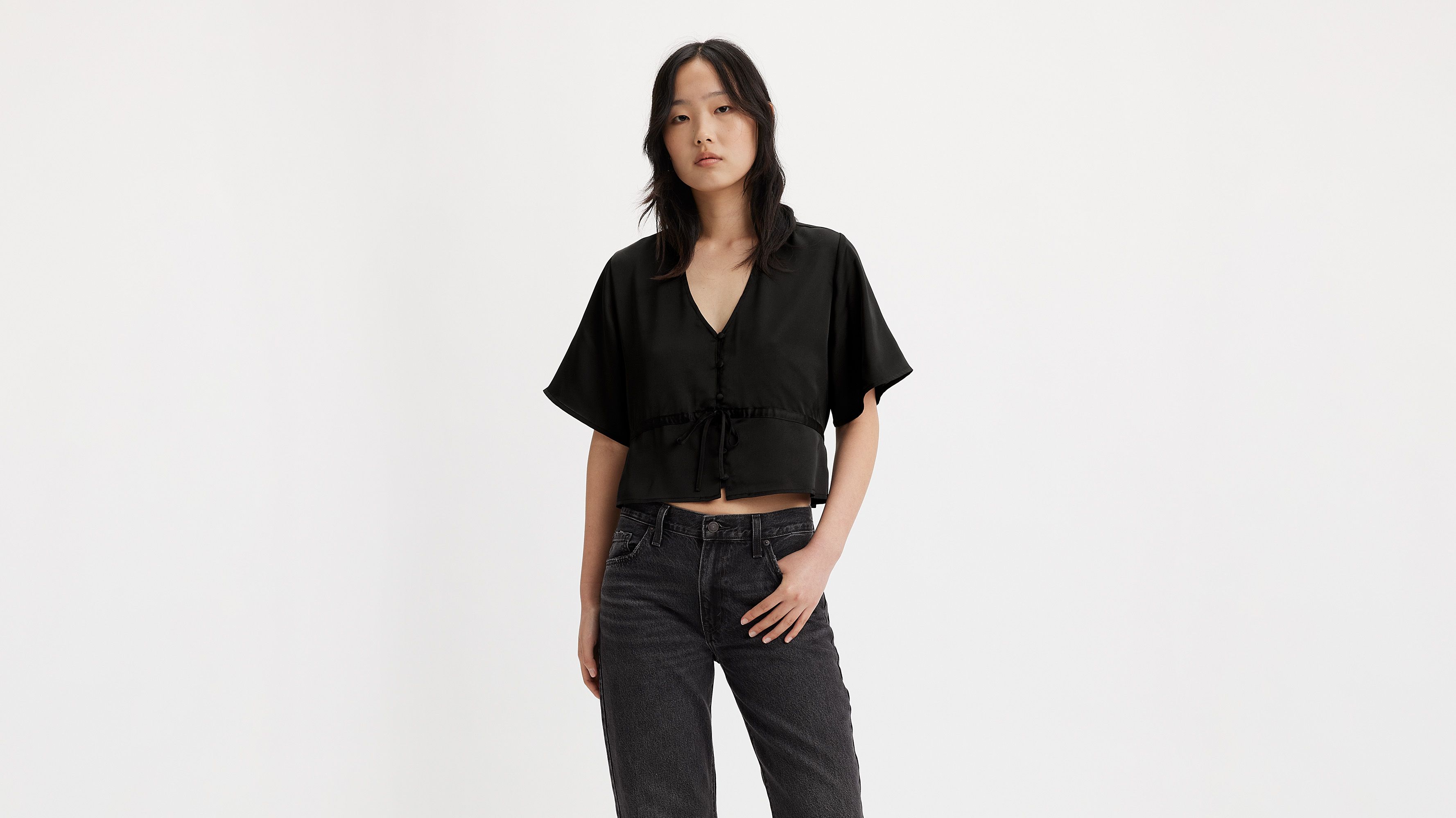 Lindy kortärmad blus 1