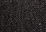 Black Washed - Noir - Blouse corset manche longue en denim Weston