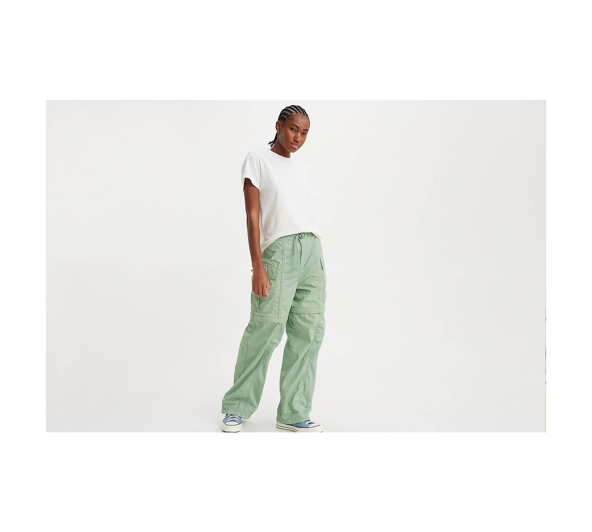 Convertible Cargo Pants - Green