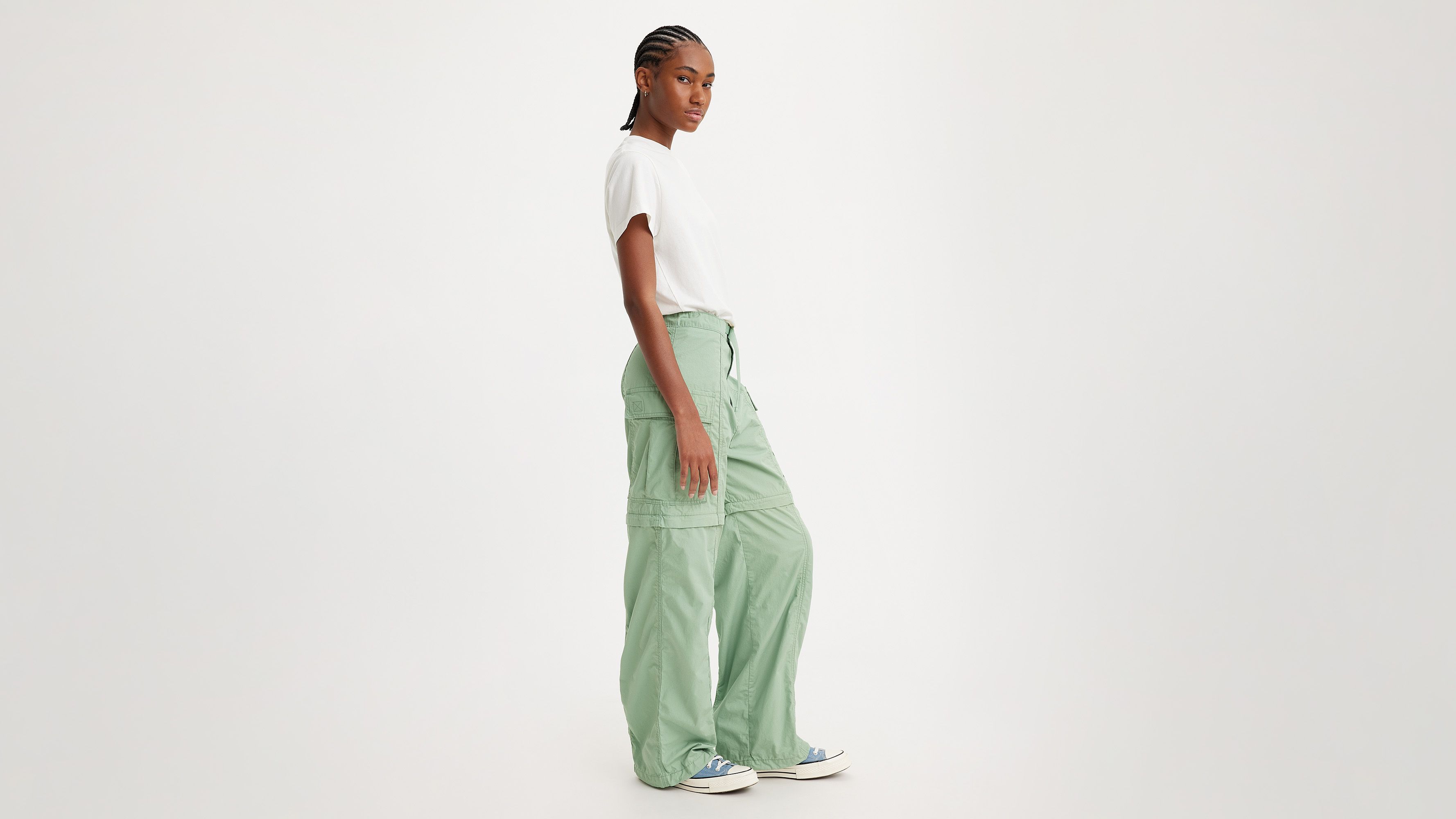 Convertible Cargo Pants - Green