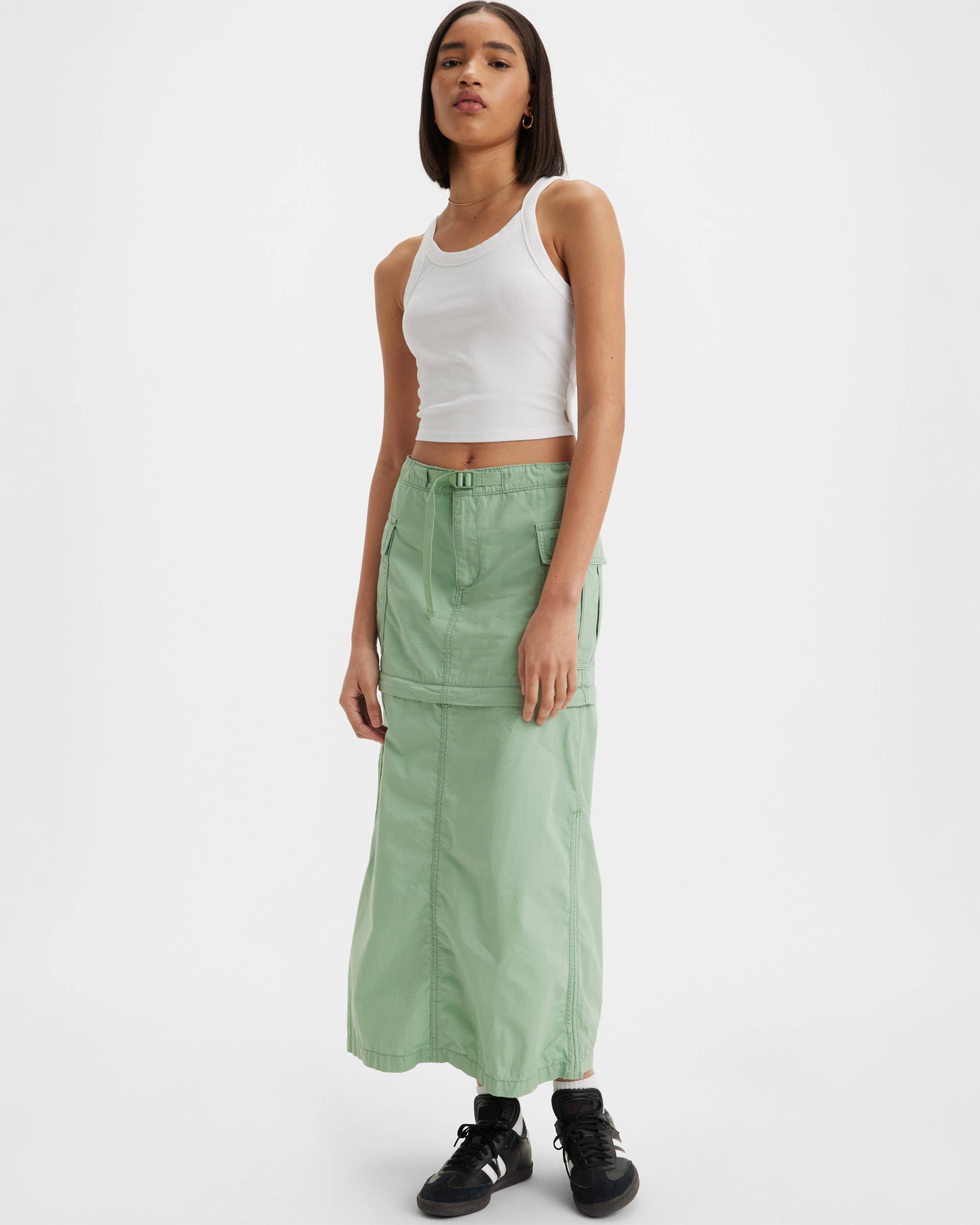 Convertible Cargo Skirt - Green | Levi's® US Convertible Cargo Skirt - Green | Levi's® US