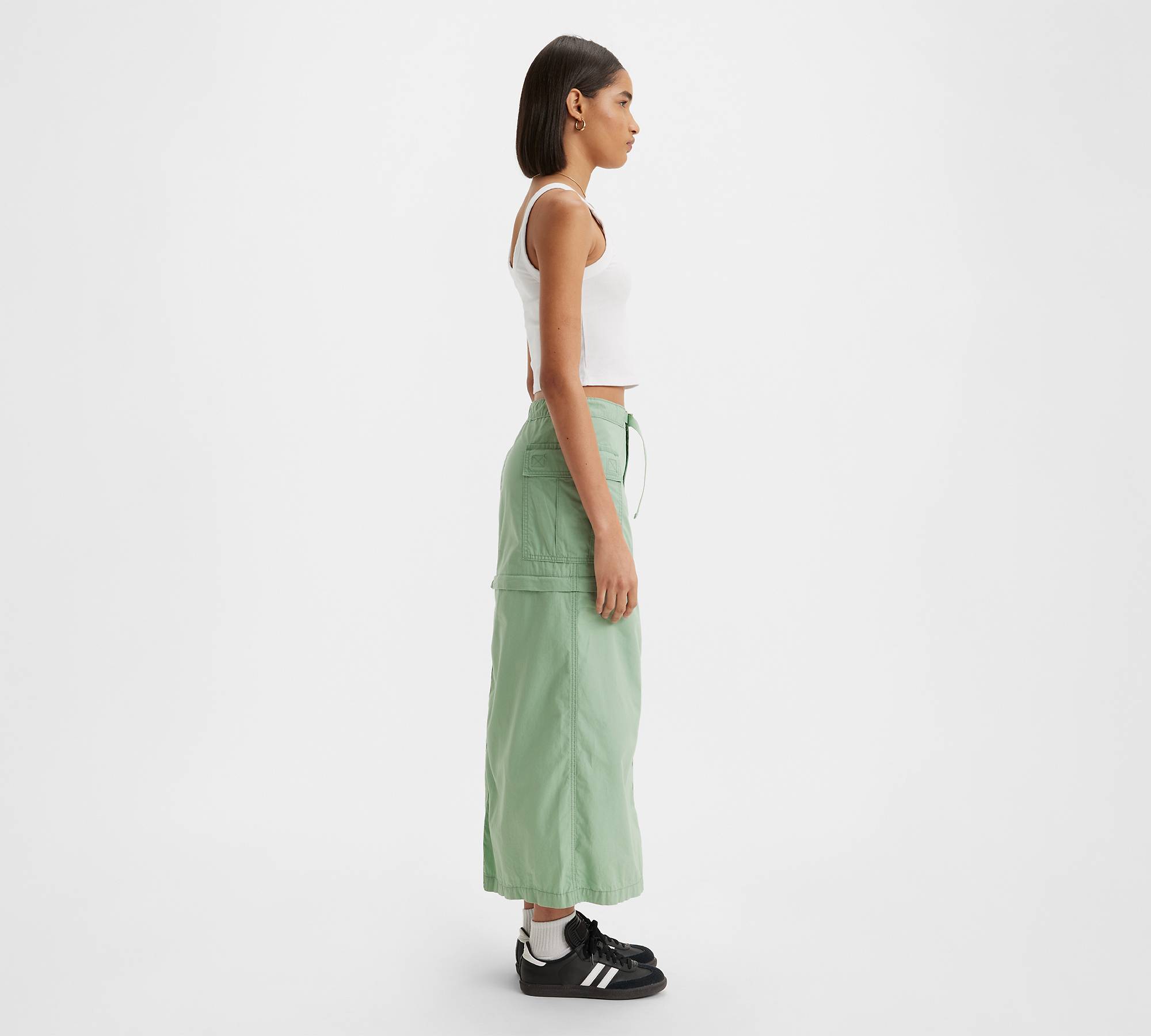 Convertible Cargo Skirt - Green | Levi's® US