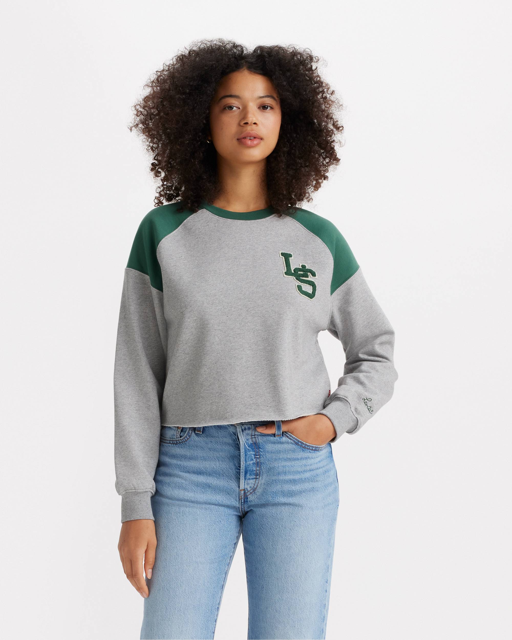 Campout Crewneck Sweatshirt - Grey | Levi's® NL Campout Crewneck Sweatshirt - Grey | Levi's® NL