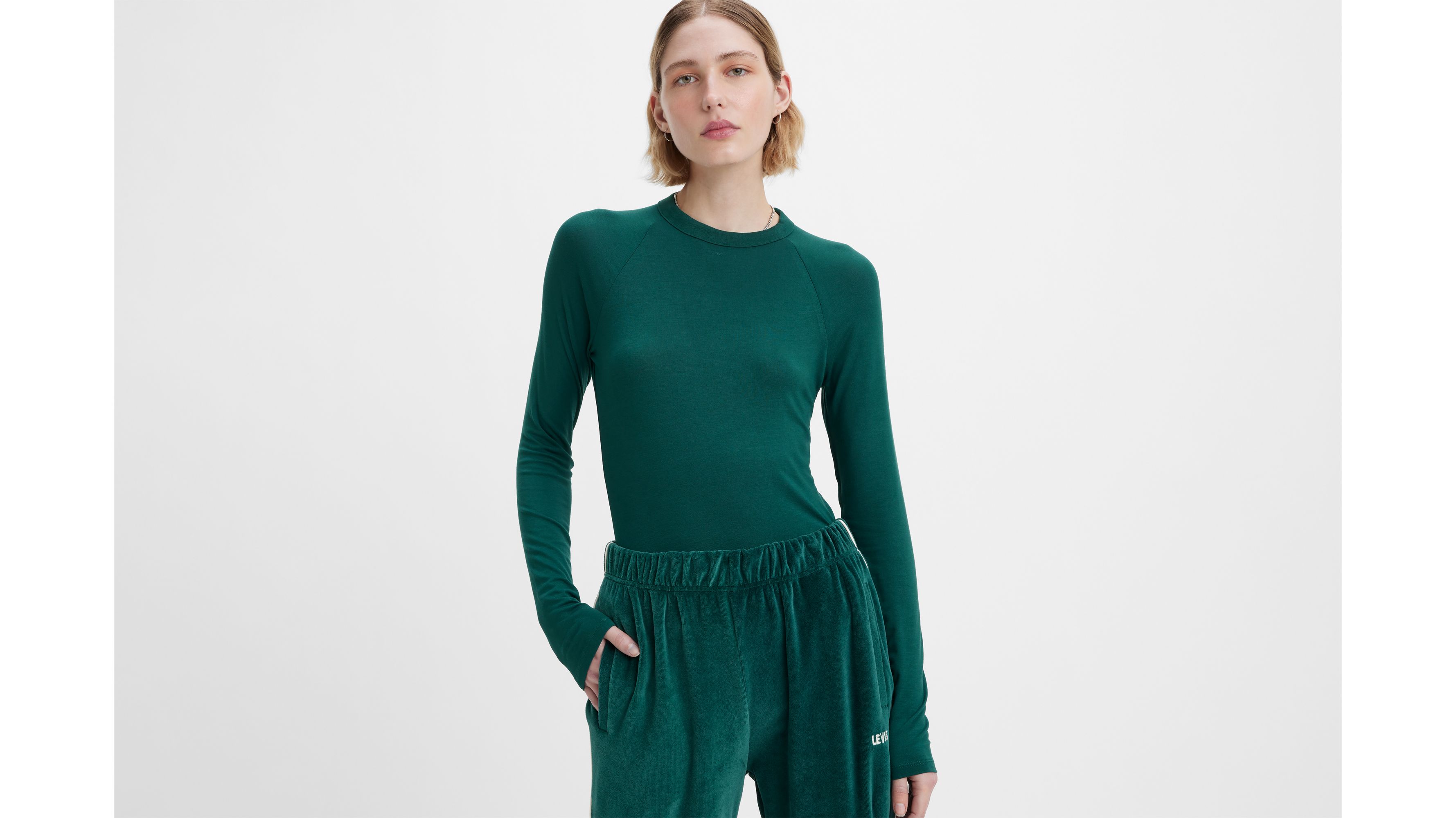 Gold Tab™ Field Day Long Sleeve Mockneck Top 1