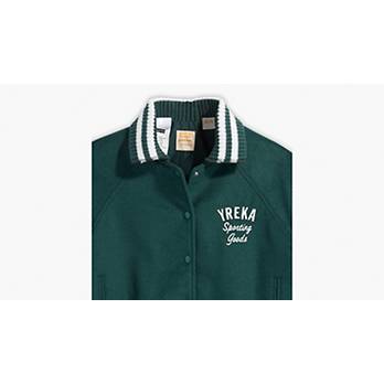 Levi's® Gold Tab™ Shrunken Varsity Jacket - Green | Levi's® CZ