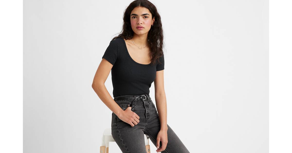 Bodega Open Neck Short Sleeve Shirt - Black | Levi's® US Bodega Open Neck Short Sleeve Shirt - Black | Levi's® US