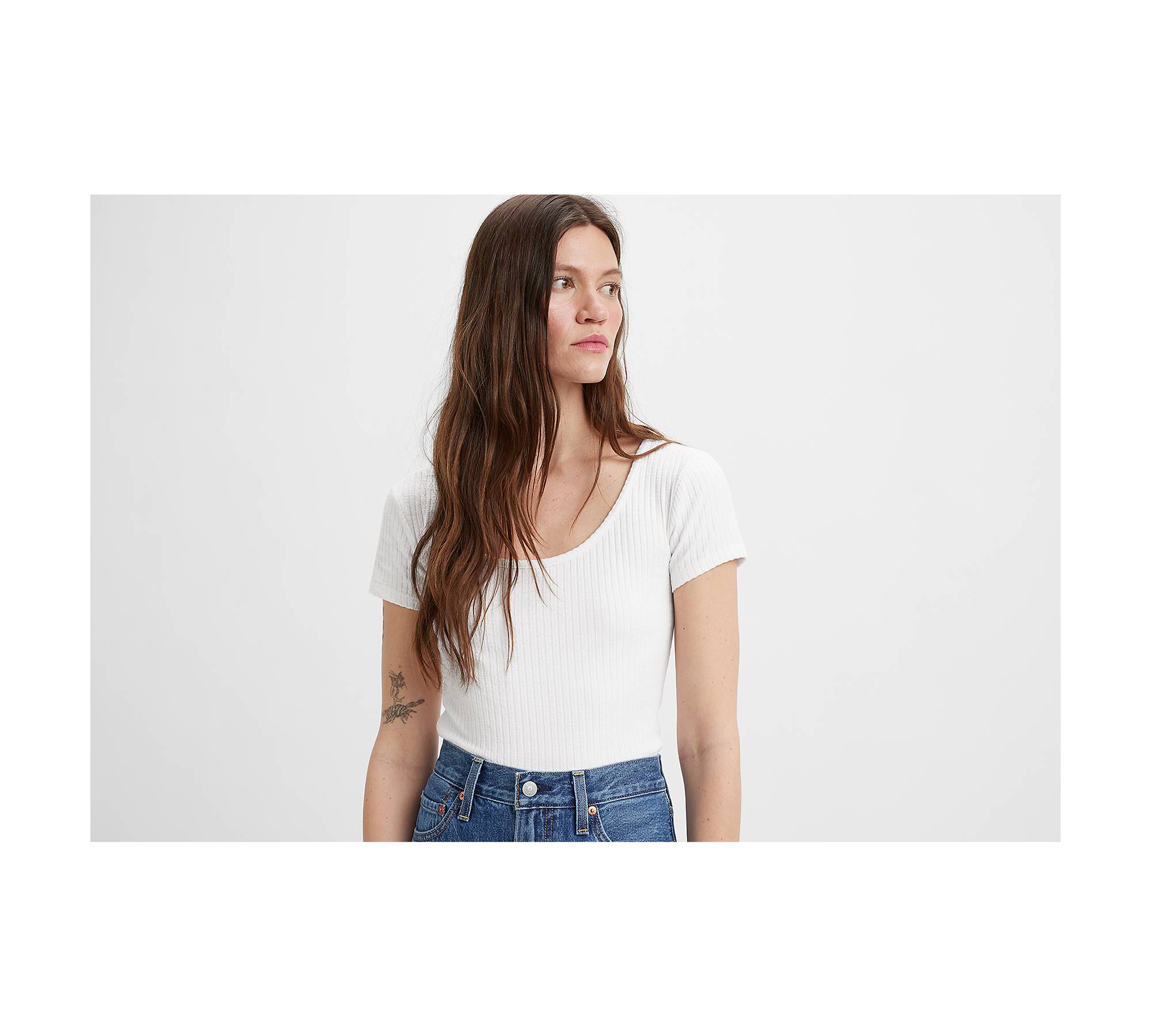Bodega Open Neck Short Sleeve Shirt - White | Levi's® US
