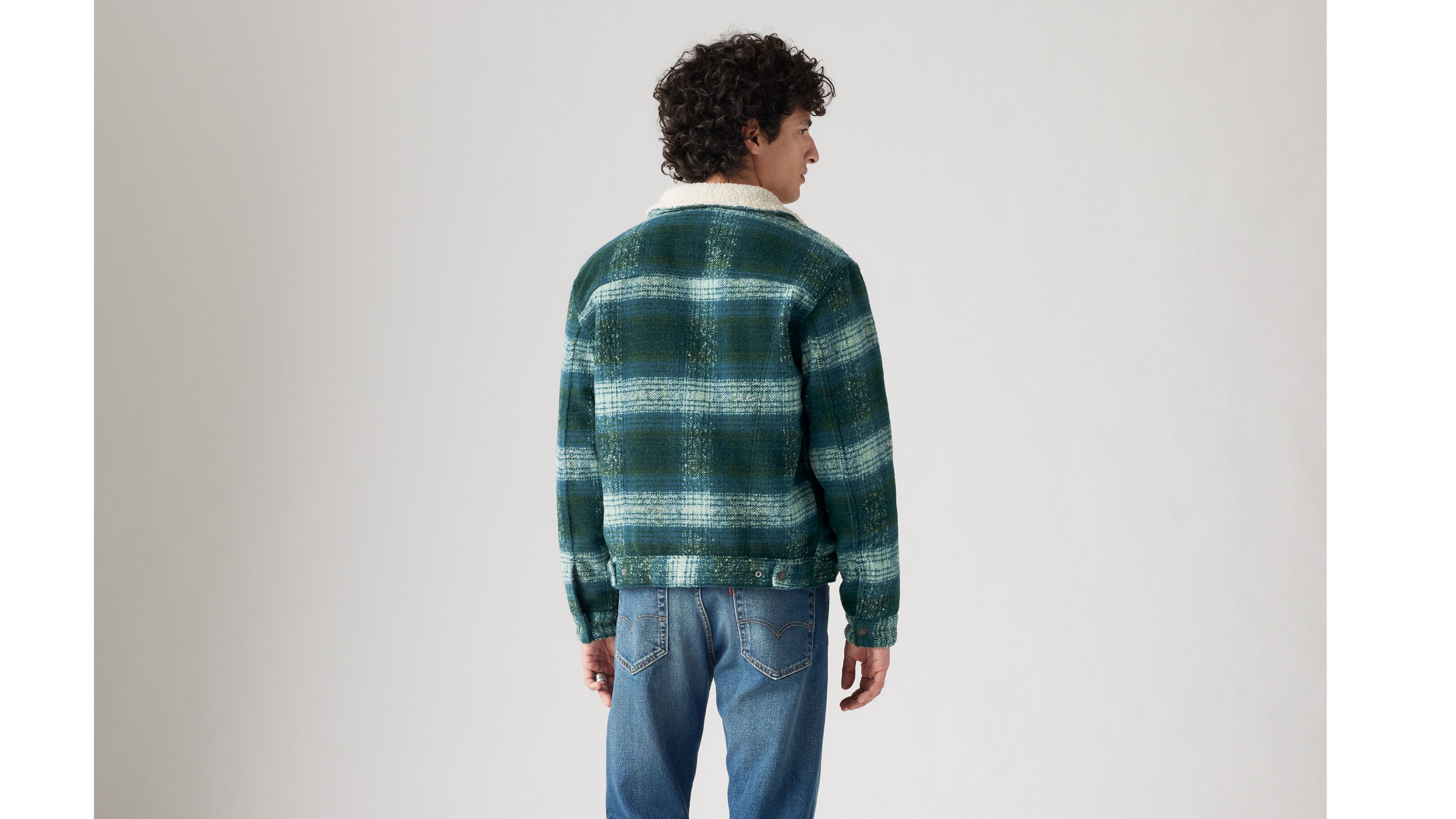 Plaid Type III Sherpa Trucker Jacket 3