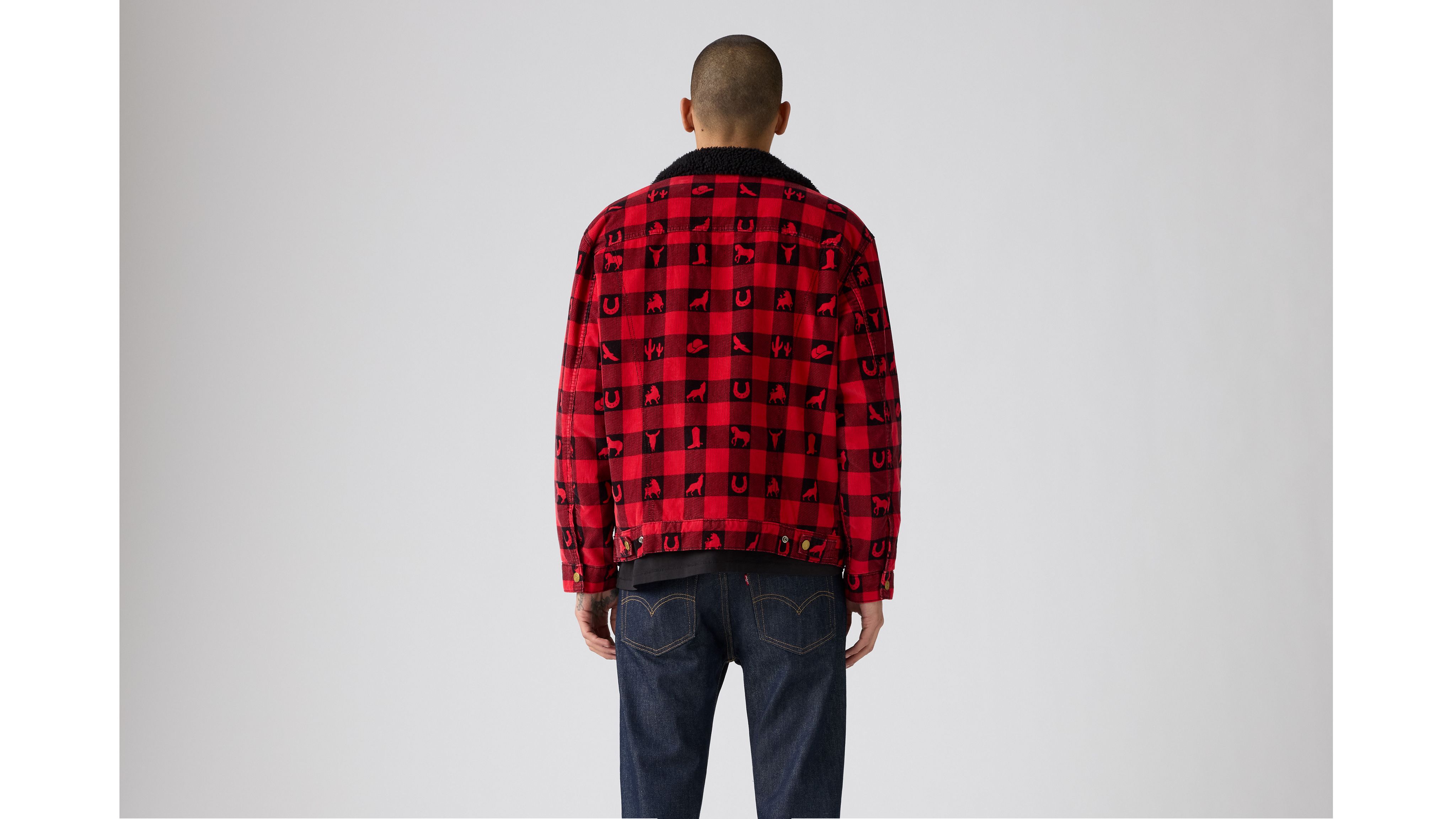 Levi's Classic Type Iii Trucker Jacket In Red
