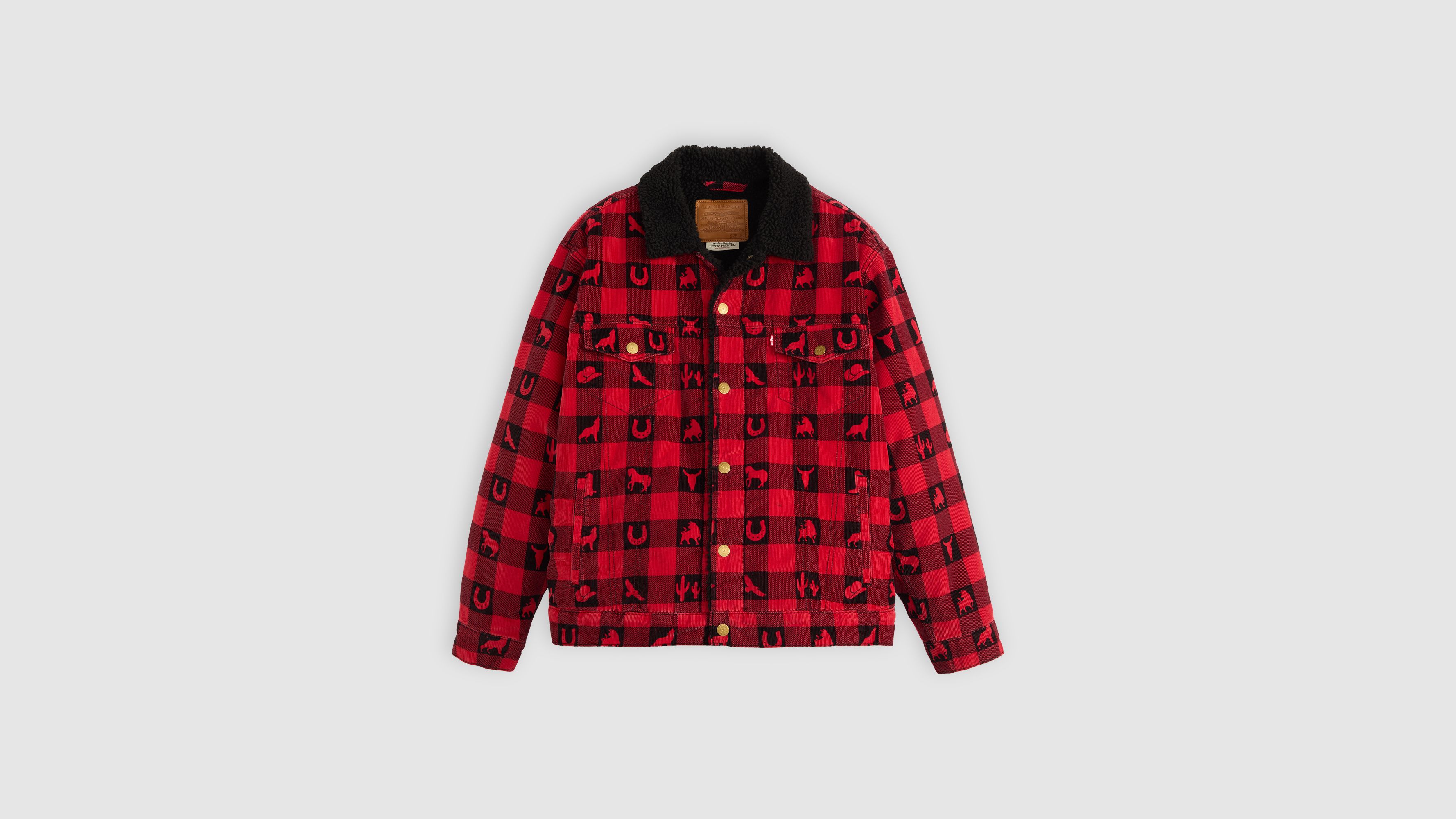 Levi's Classic Type Iii Trucker Jacket In Red