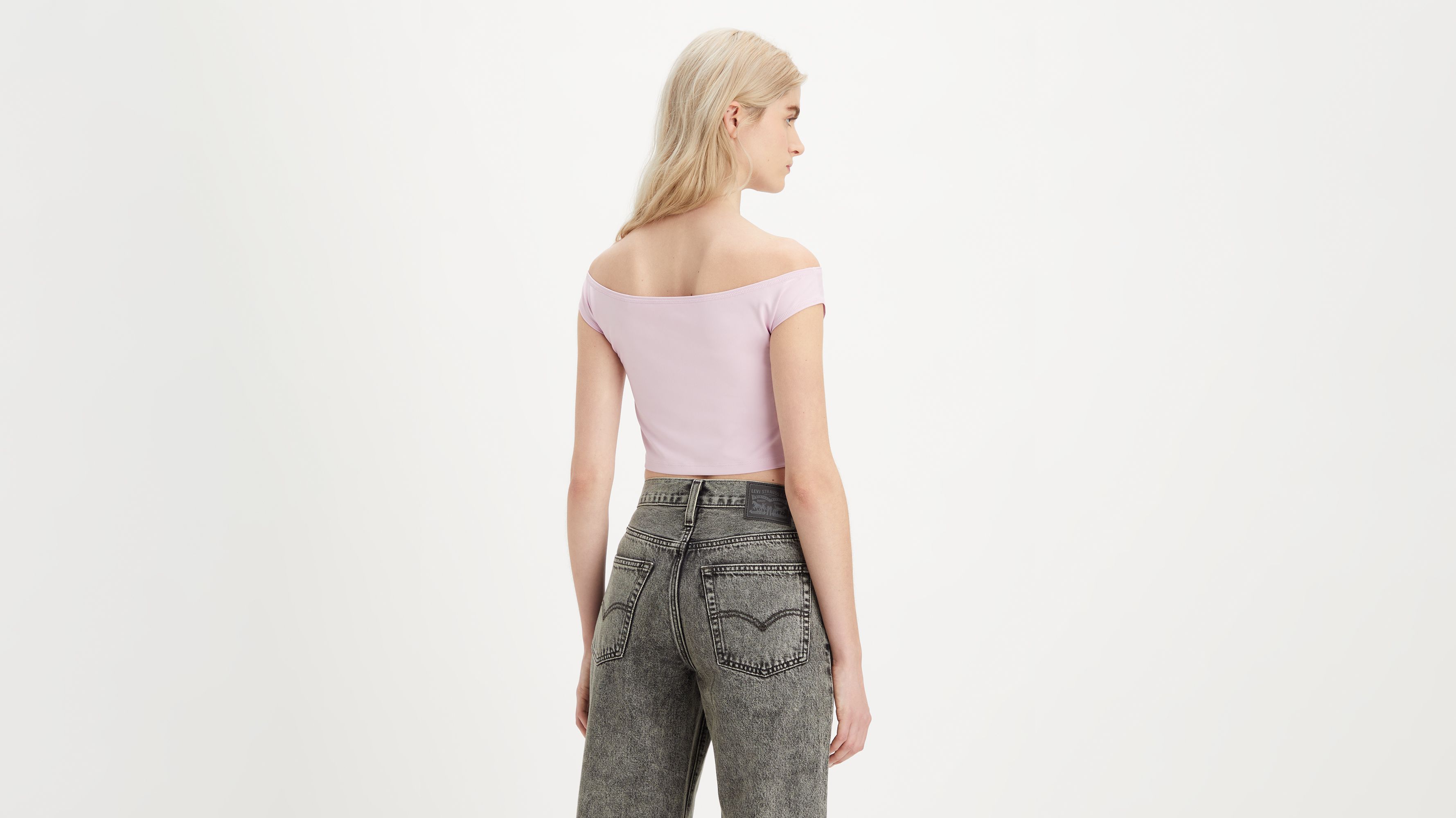 Grafisk Bardot tanktop 2