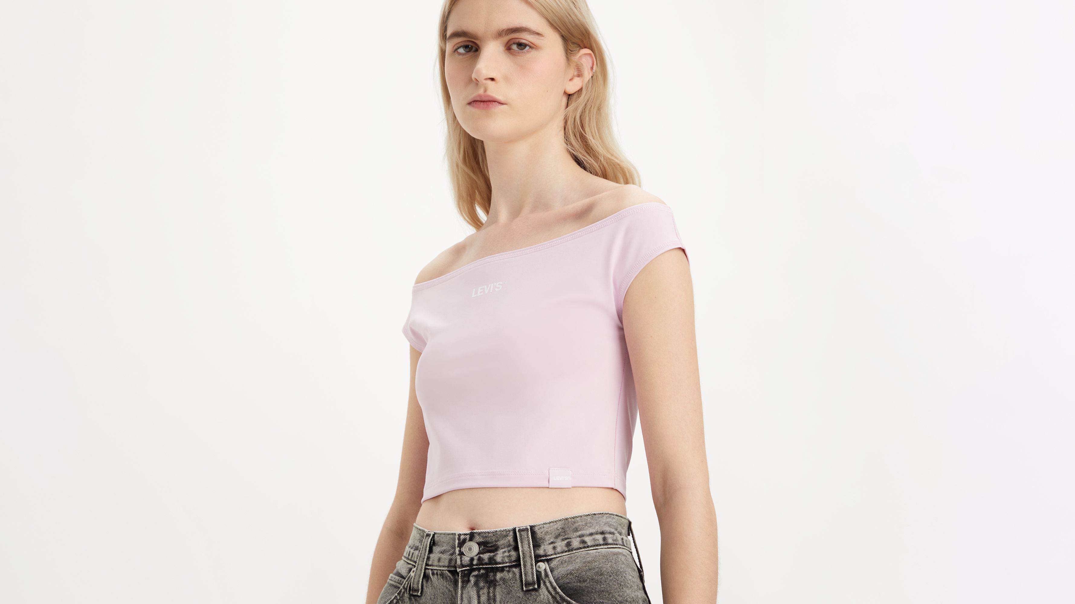 Grafisk Bardot tanktop 3