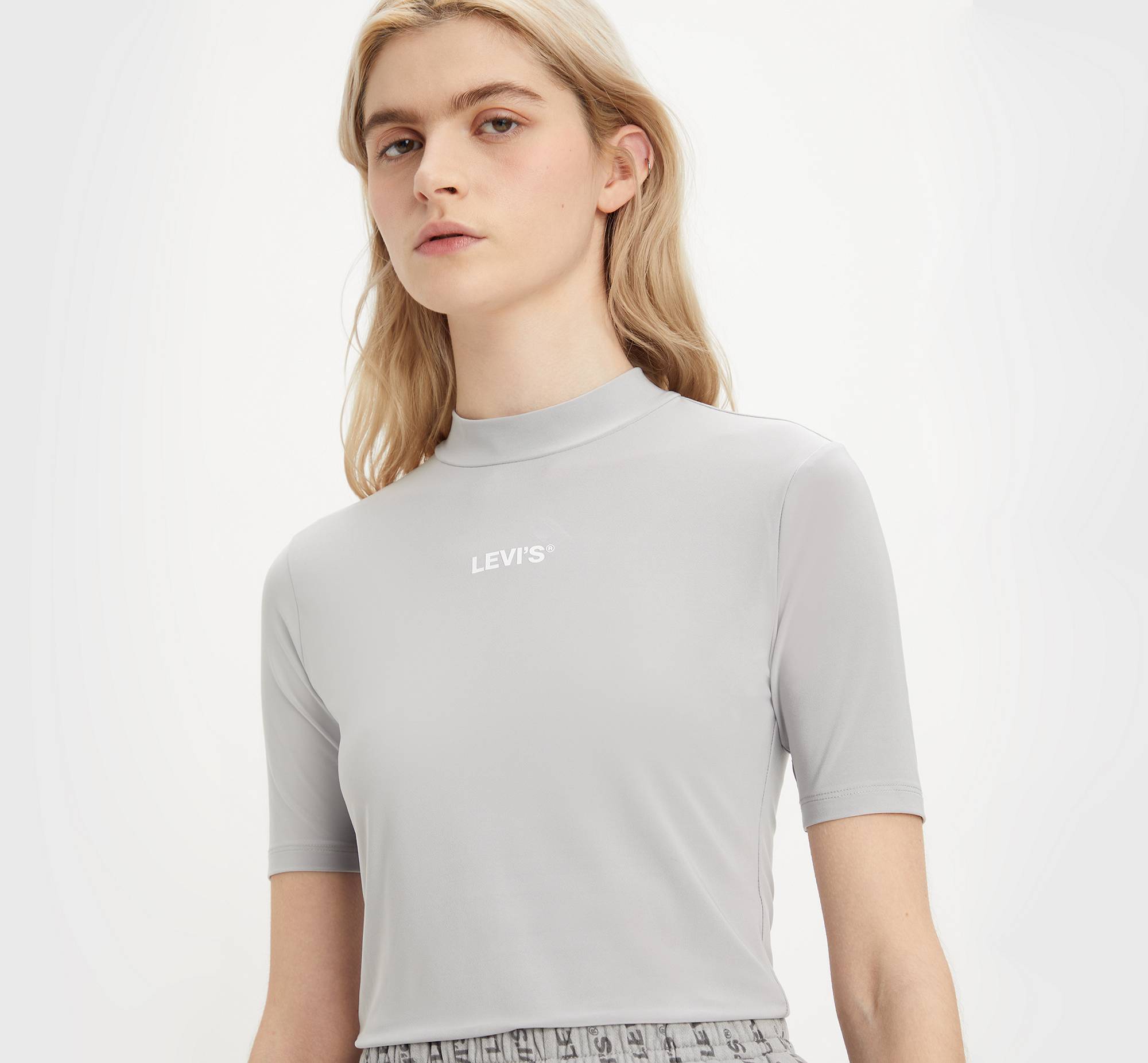 Graphic Sia Second Skin Tee - Grey | Levi's® GE
