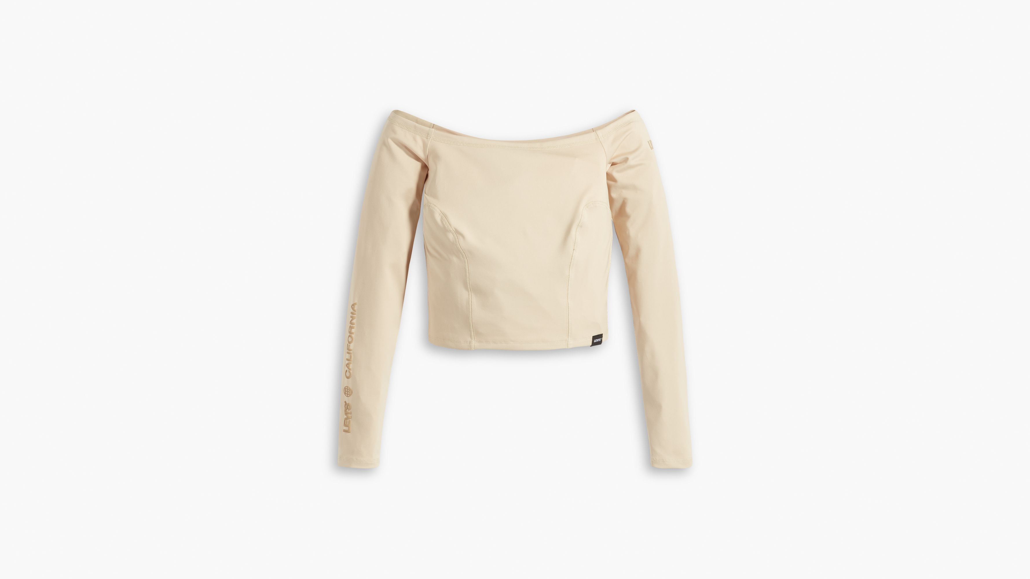 Grafisches Lexie Langarm-T-Shirt im Brigitte Bardot-Stil 5