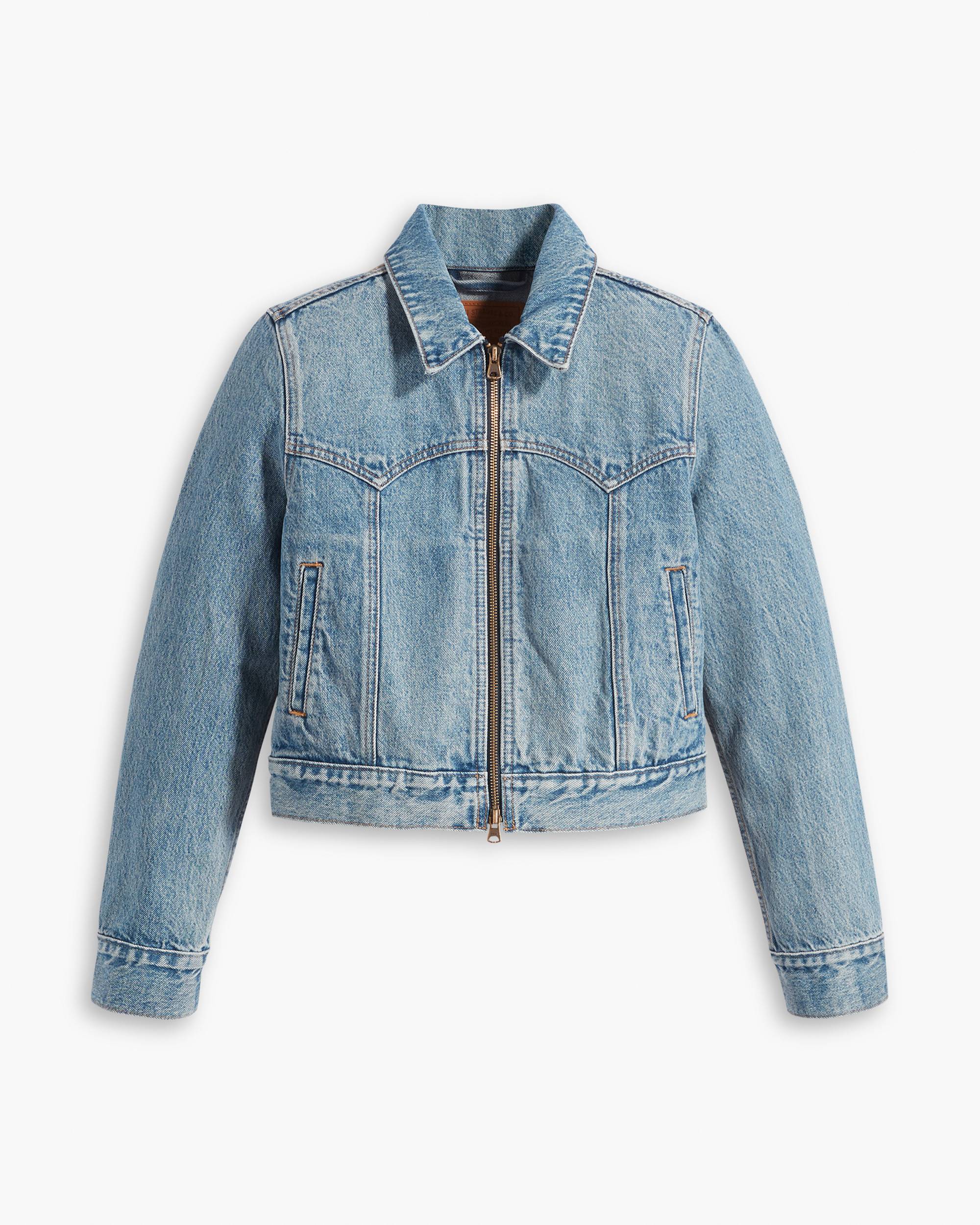 Zip Slim Trucker Jacket - Medium Wash | Levi's® US Zip Slim Trucker Jacket - Medium Wash | Levi's® US