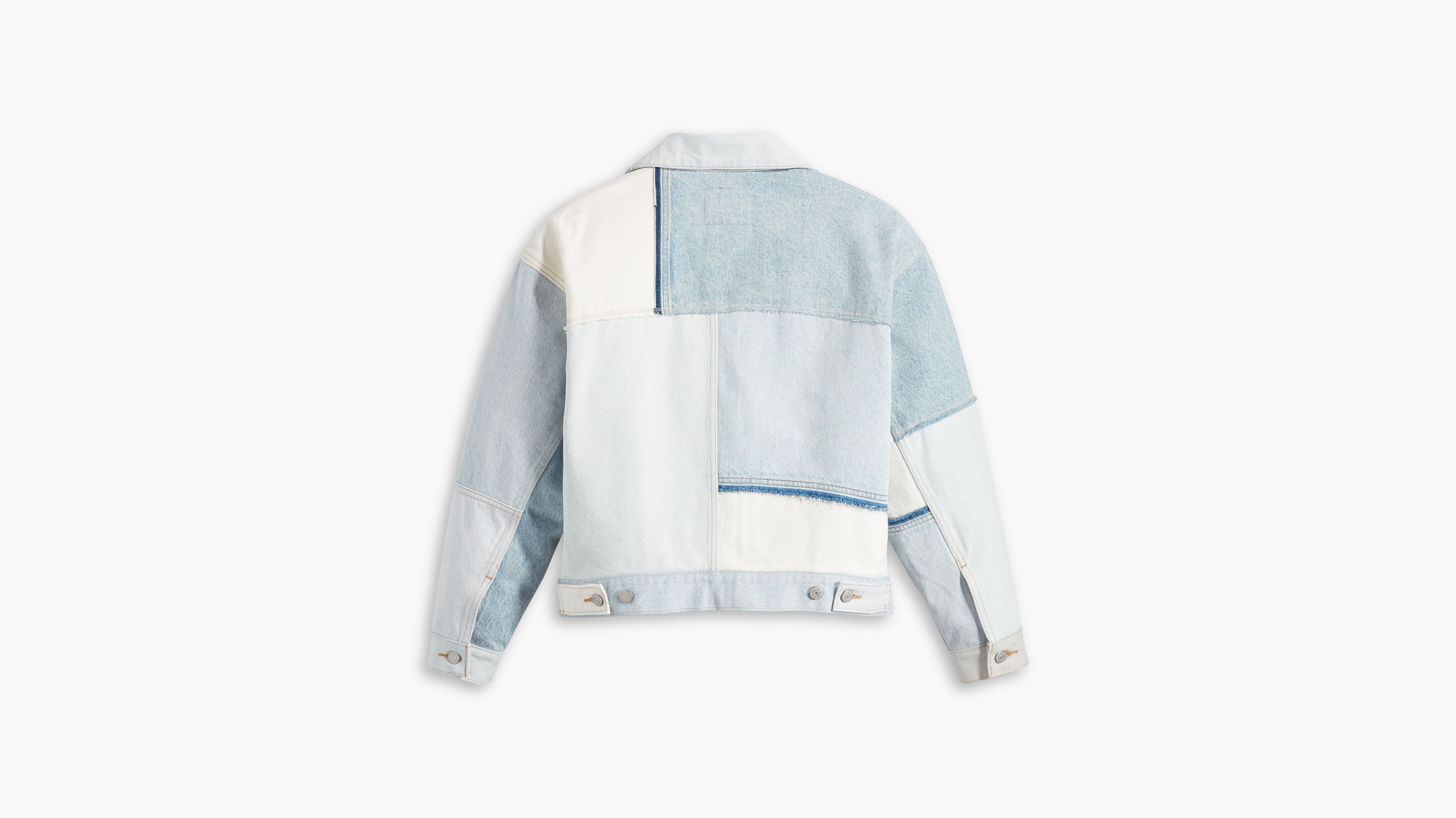 Noisy may Debra LB Trucker Jacket Blue