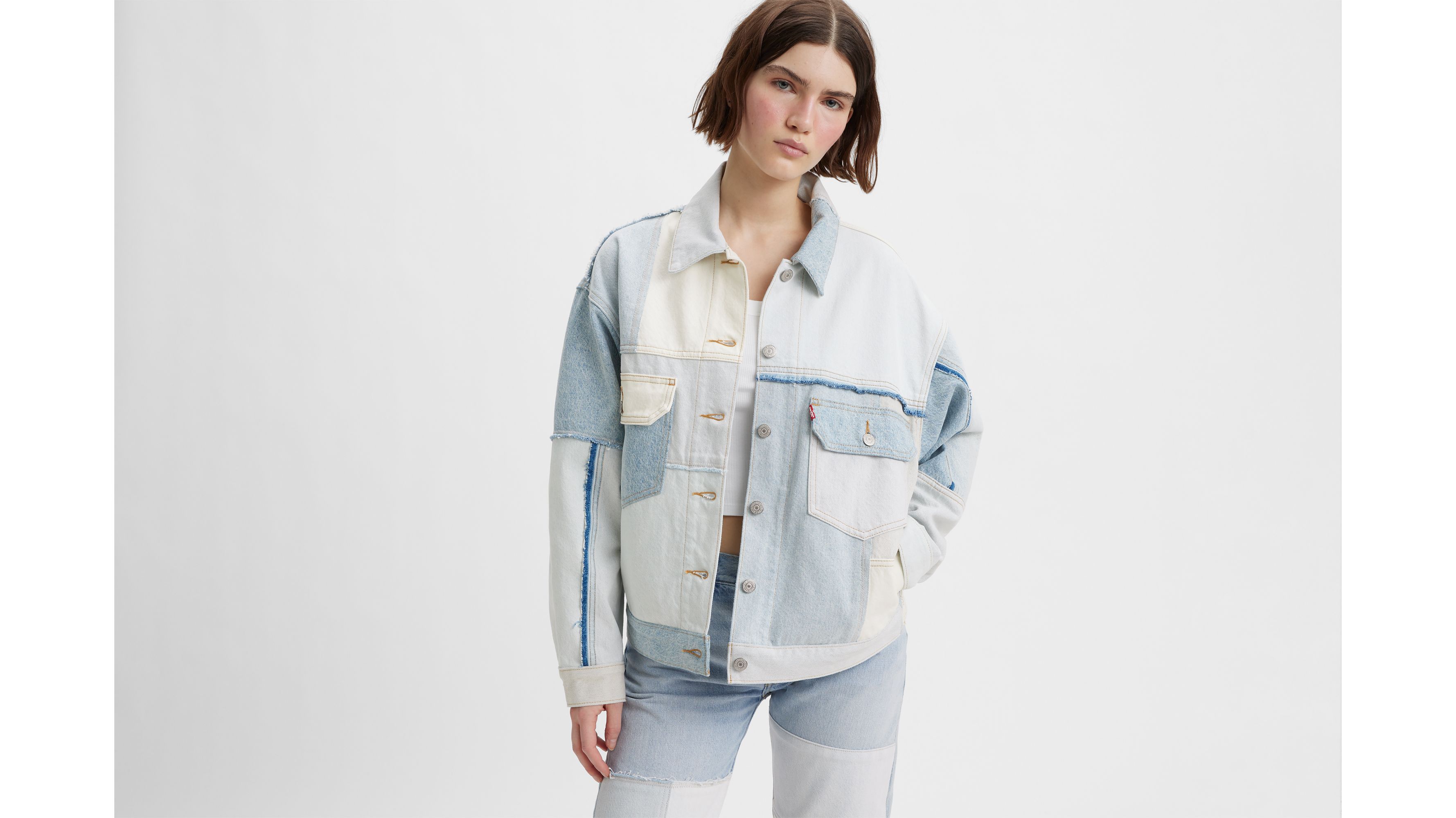 90s Pieced Trucker Jacket - Light Wash | Levi's® CA