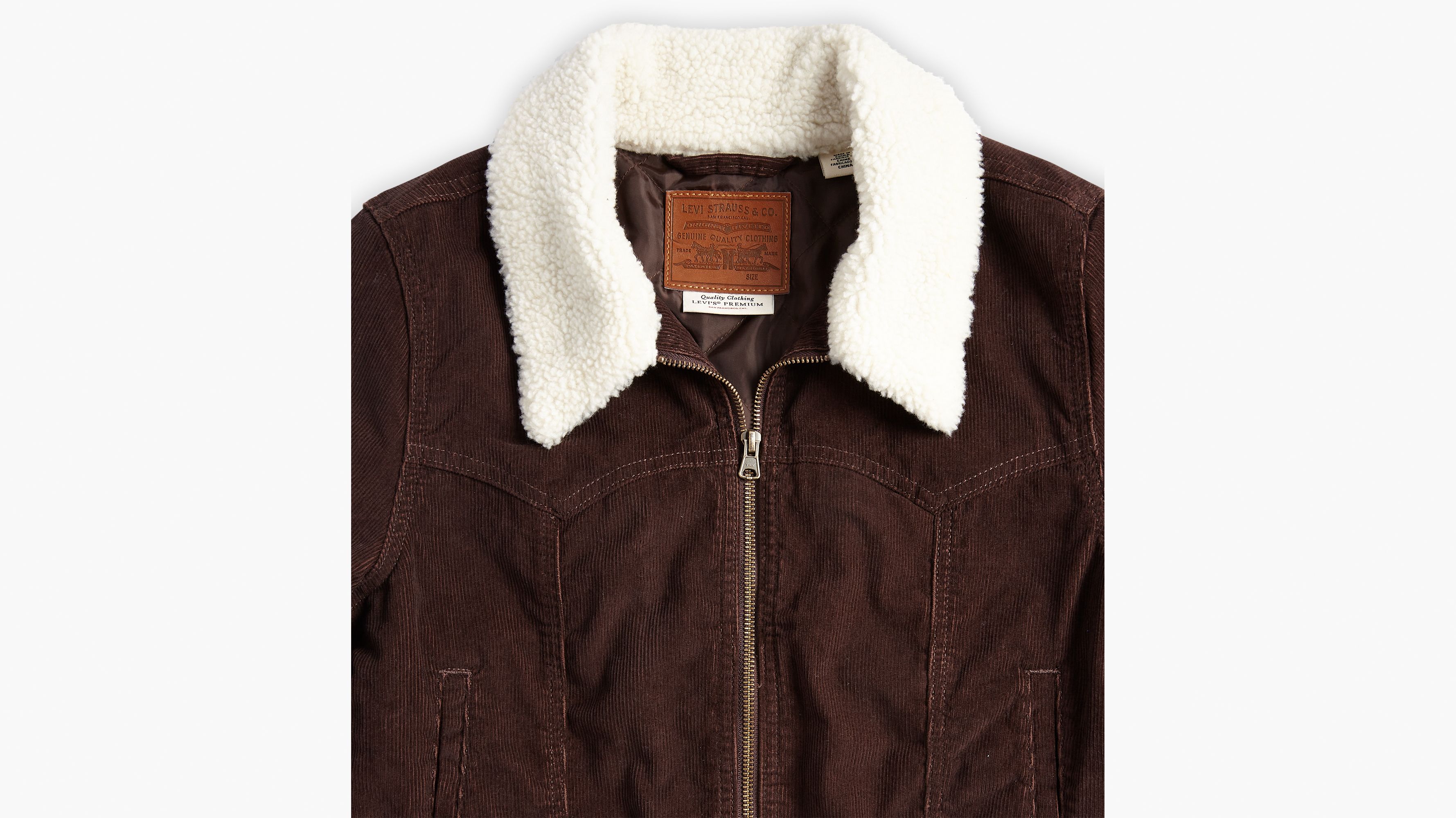 Slim Sherpa Corduroy Trucker Jacket 7