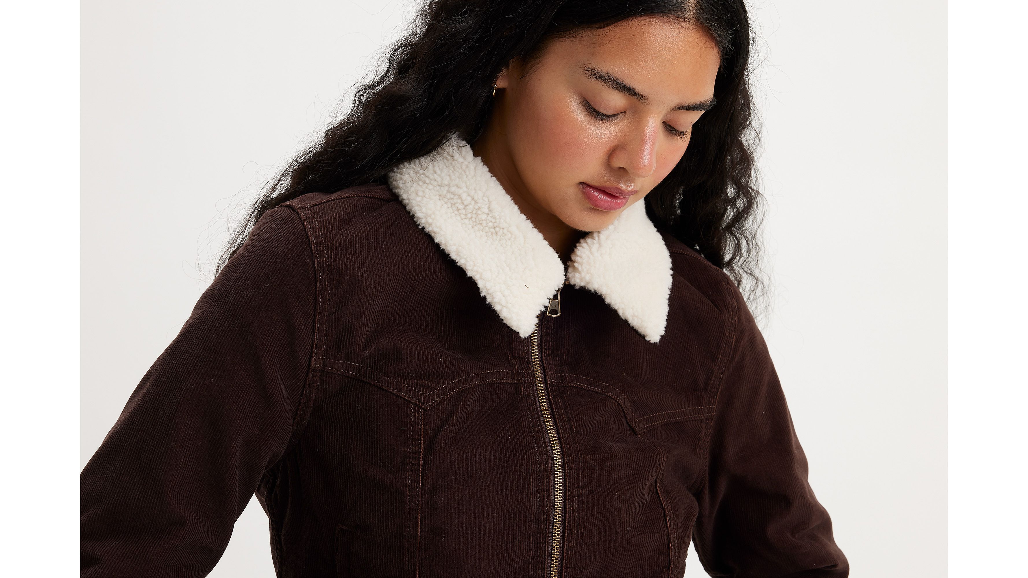 Slim Sherpa Corduroy Trucker Jacket 4