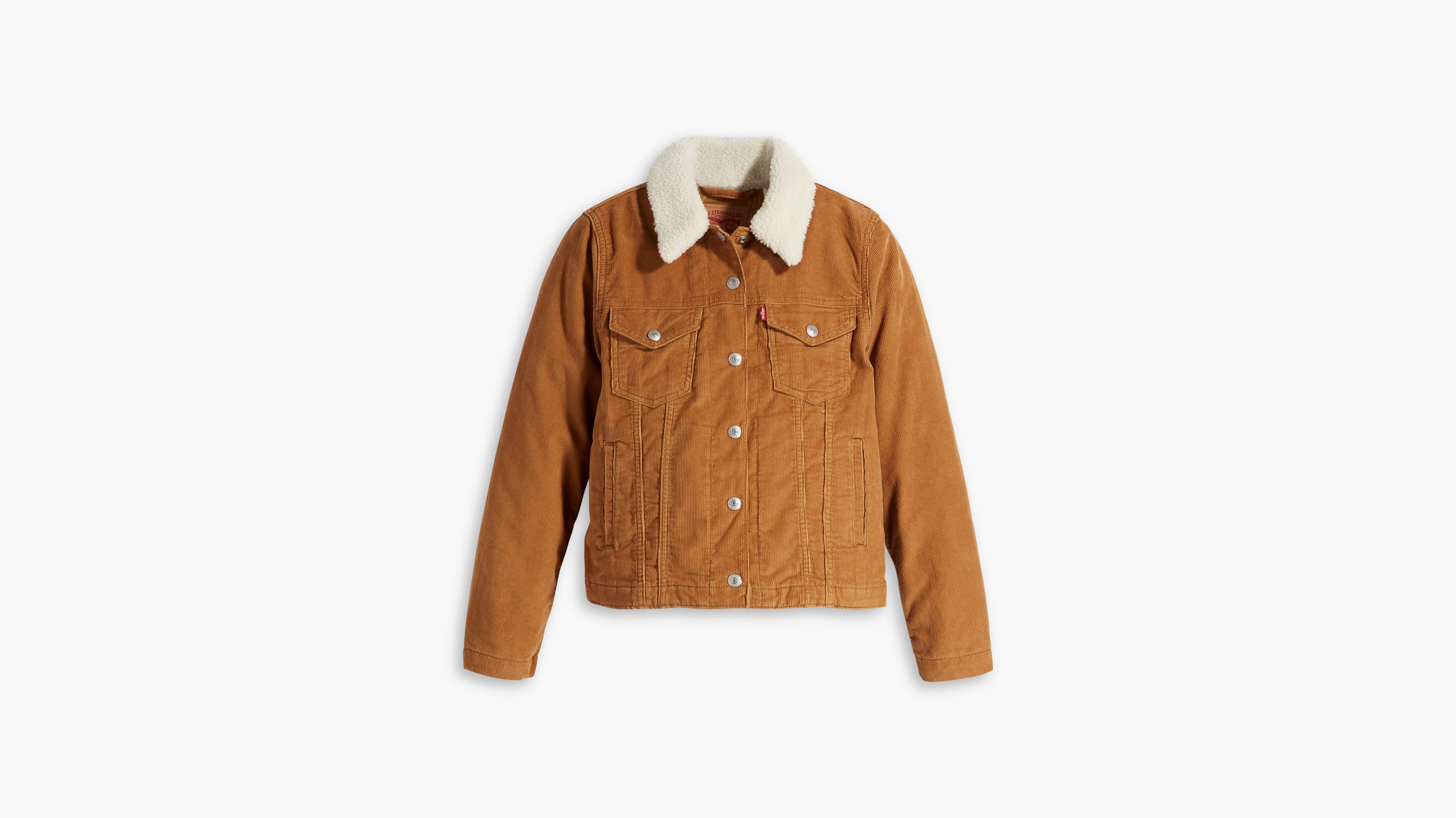 Chaqueta trucker sherpa ajustada 3