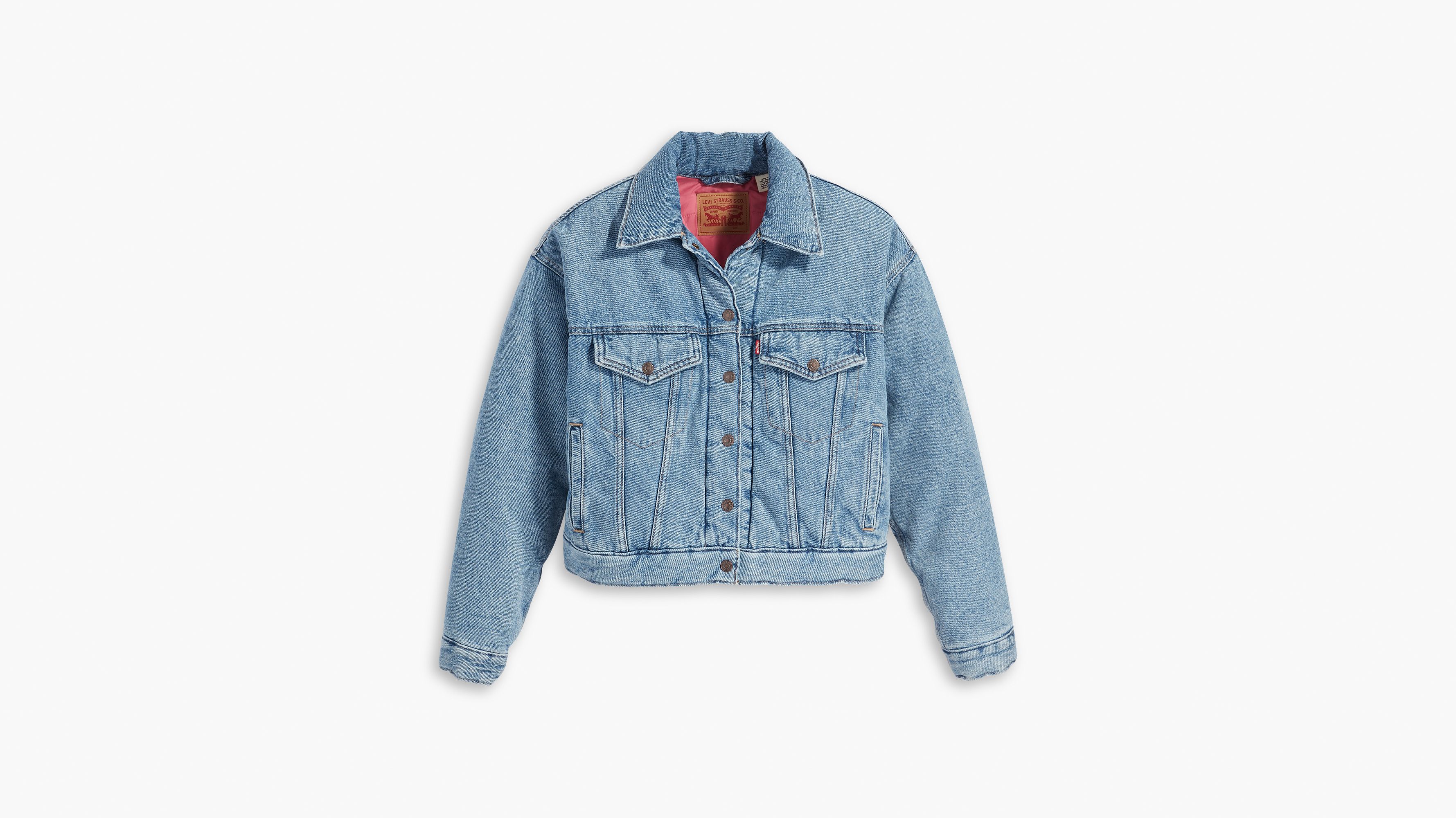 Padded Trucker Jacket - Blue | Levi's® GB