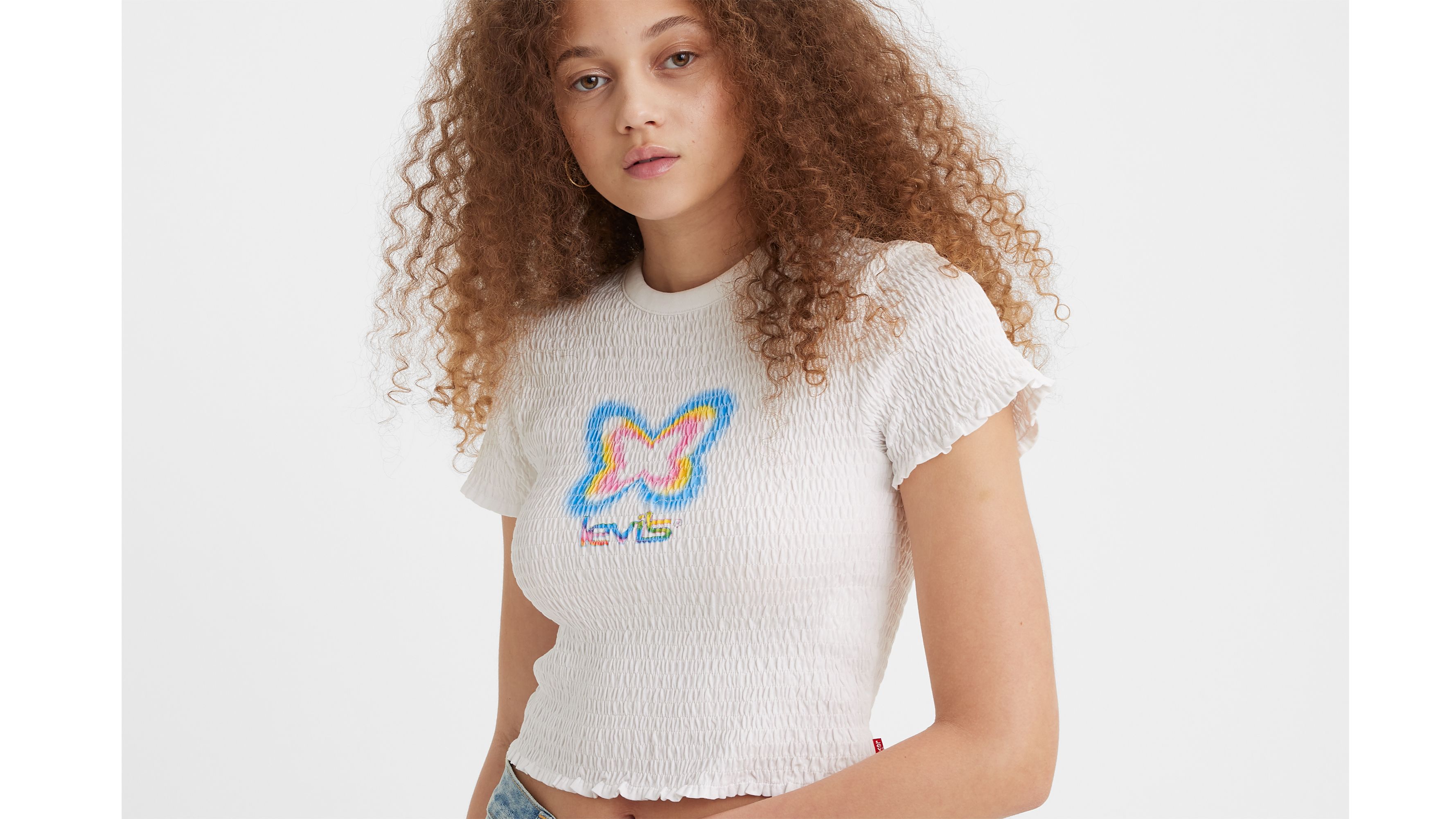 Graphic Popcorn T-shirt - White | Levi's® US