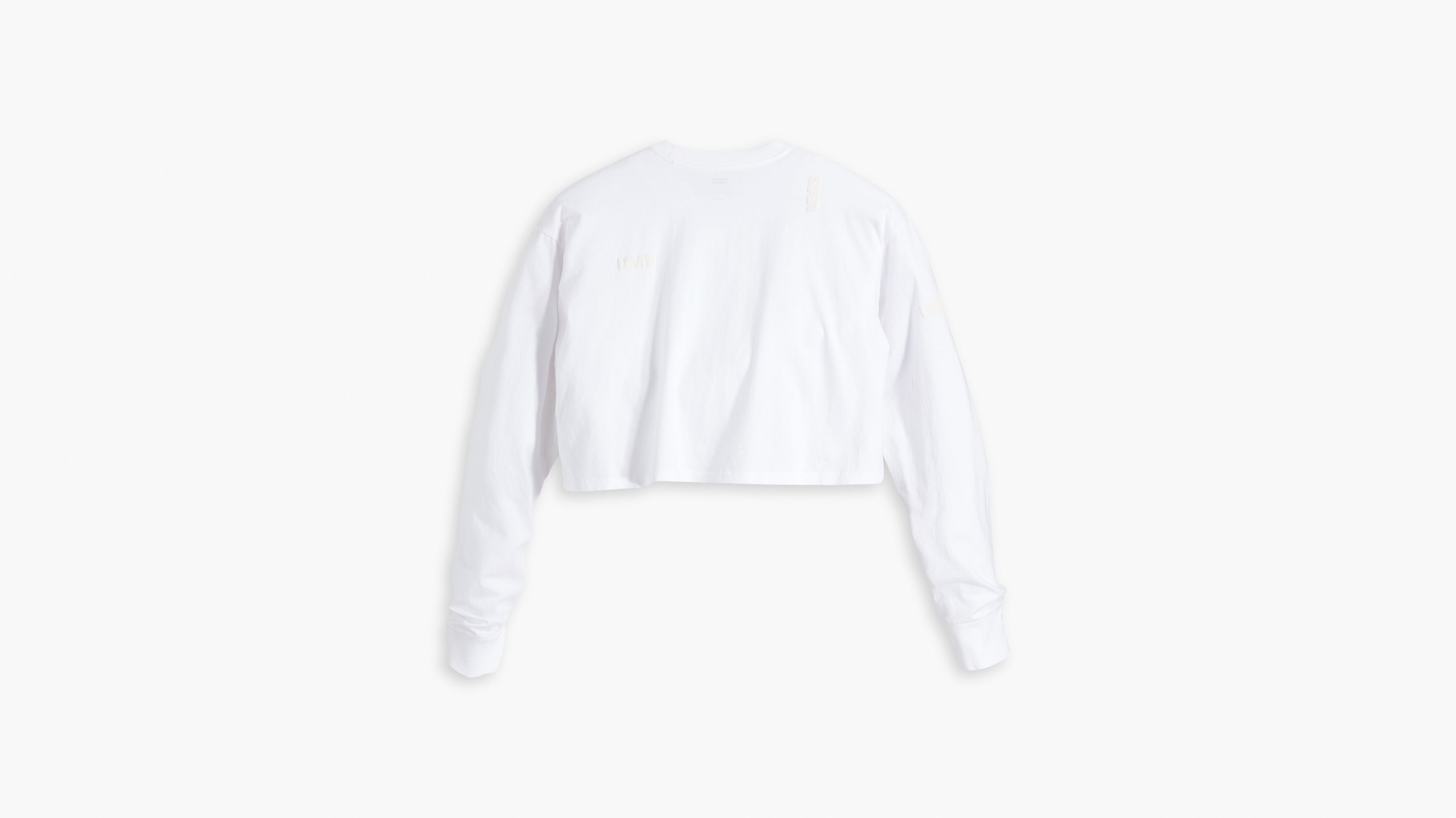 Graphic Cindy Long Sleeve Crop T-shirt - White | Levi's® US