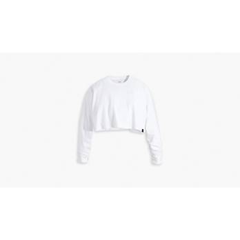 Graphic Cindy Long Sleeve Crop T-shirt - White | Levi's® US