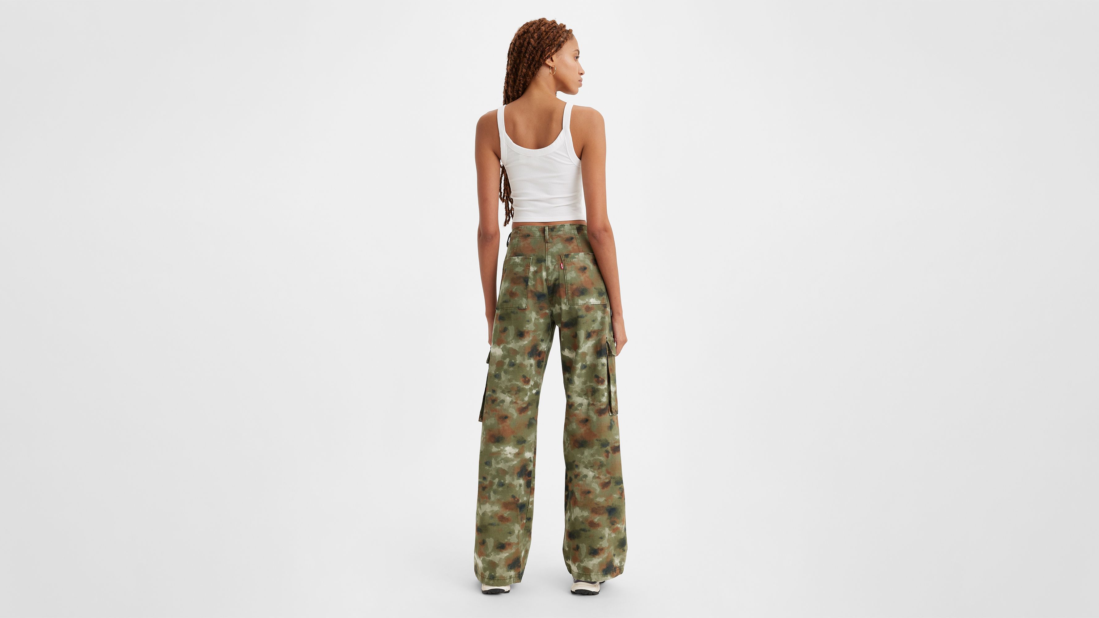 Baggy Cargo Pants - Green