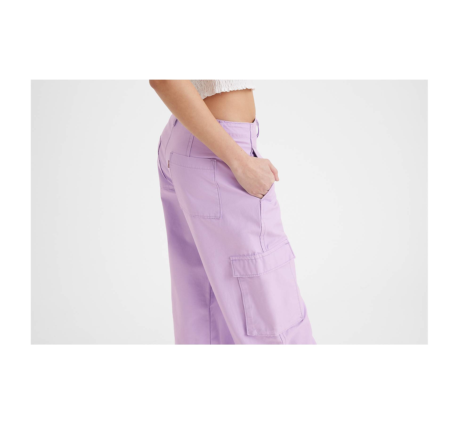 Baggy Cargo Pants - Purple | Levi's® SE